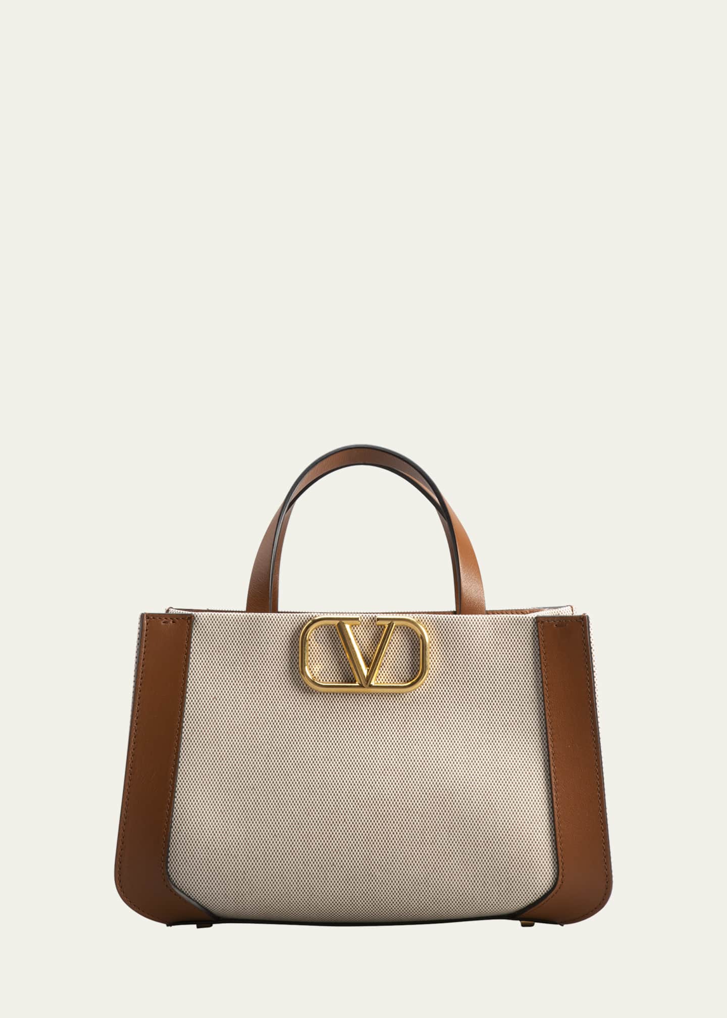 Valentino Garavani VLOGO Signature Small Canvas Tote Bag - Bergdorf Goodman