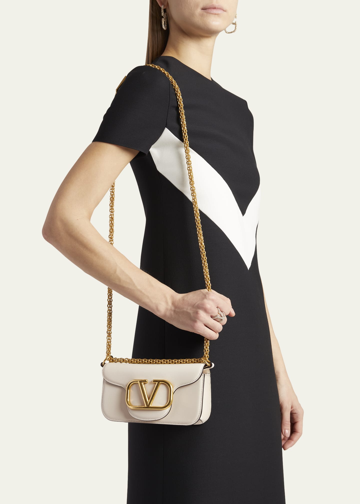 Valentino Garavani Loco Small VLOGO Calfskin Shoulder Bag