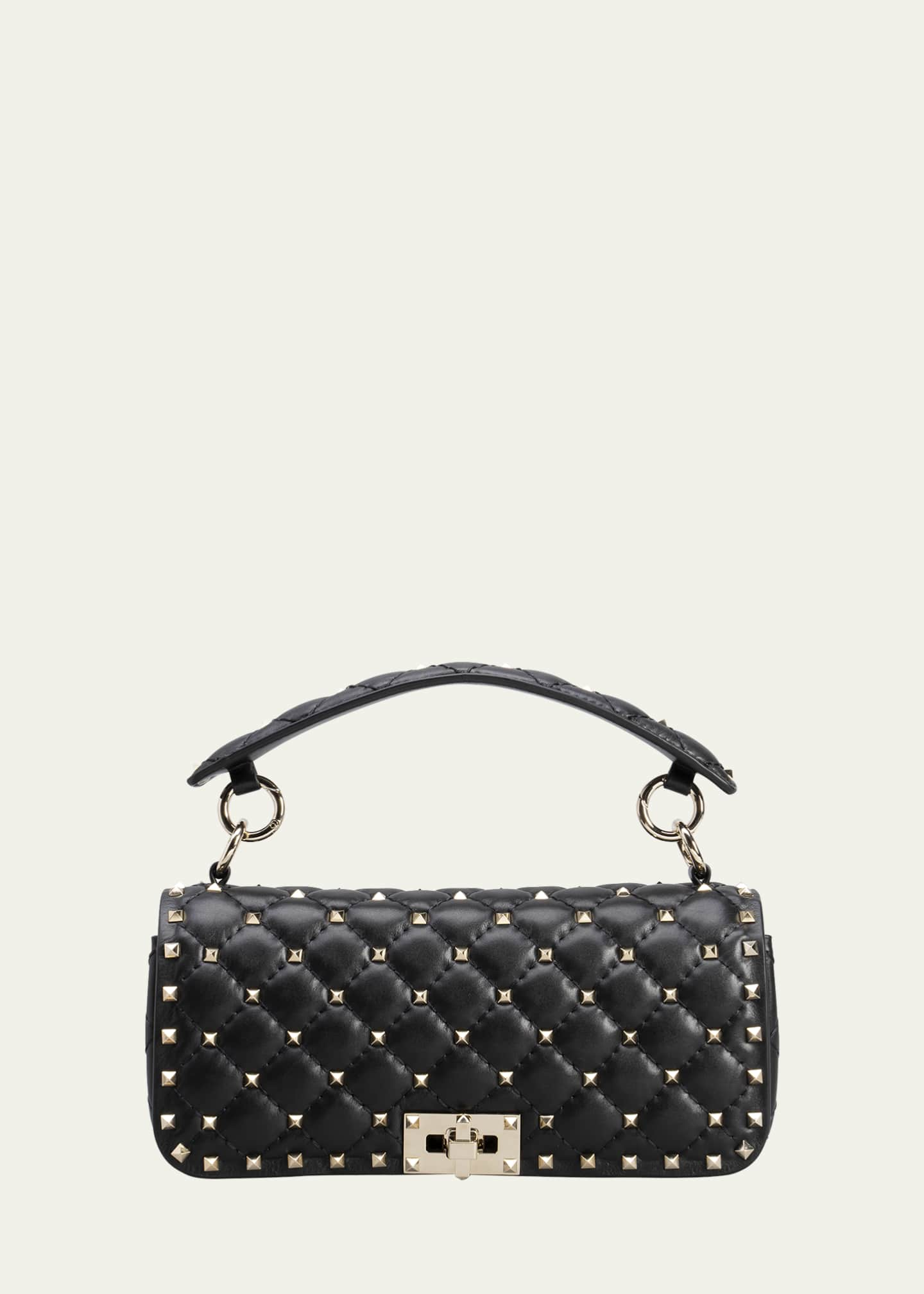 VALENTINO GARAVANI Studded leather bag charm