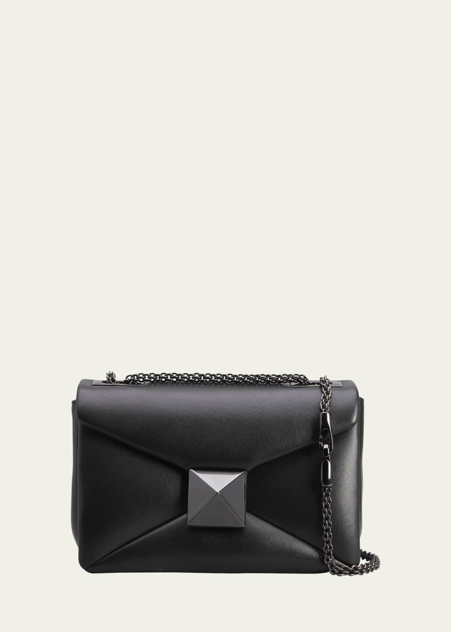 Valentino Garavani One Stud Shoulder Bag Black