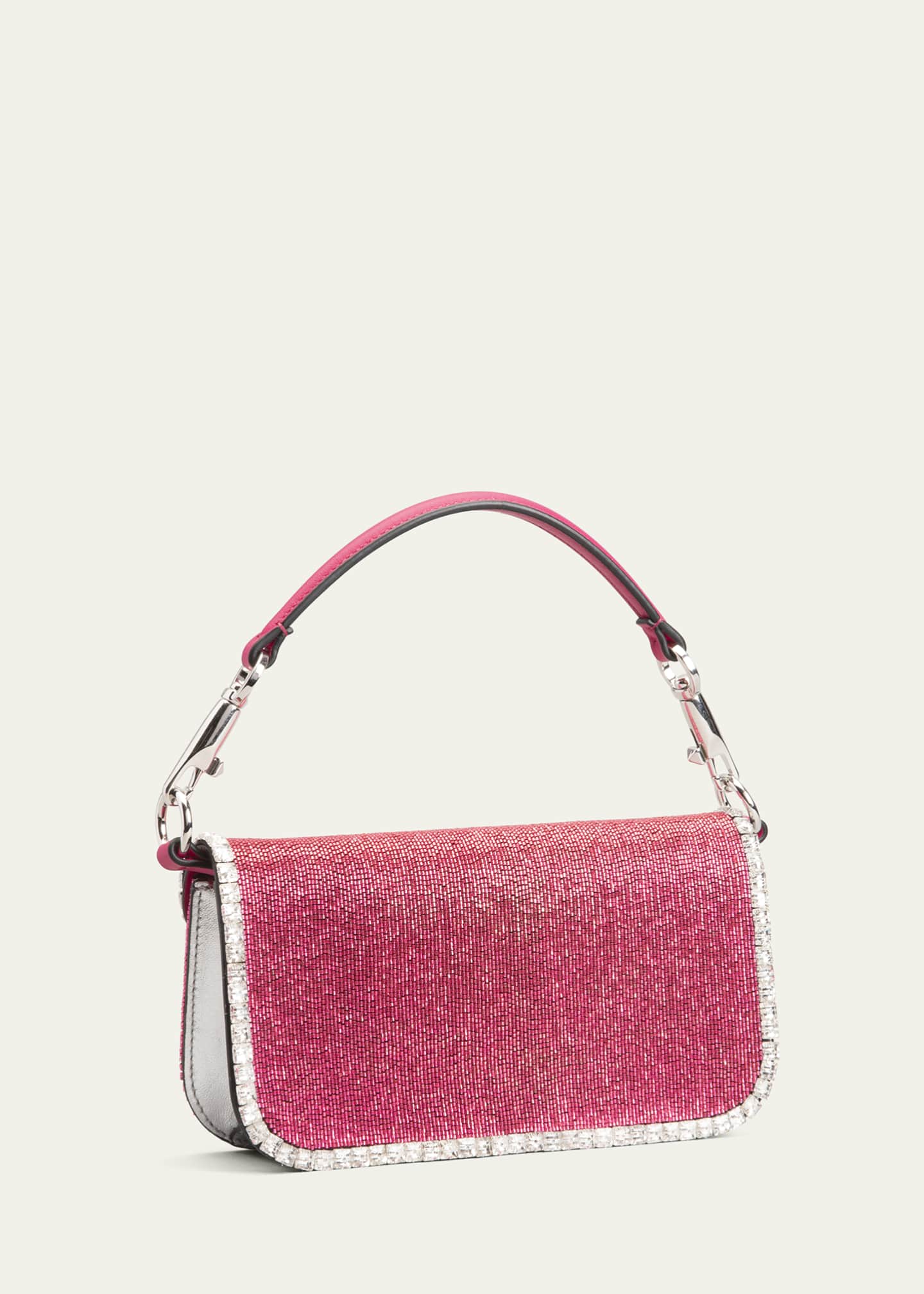 Valentino Garavani Loco Small VLOGO Crystal-Embellished Shoulder Bag ...