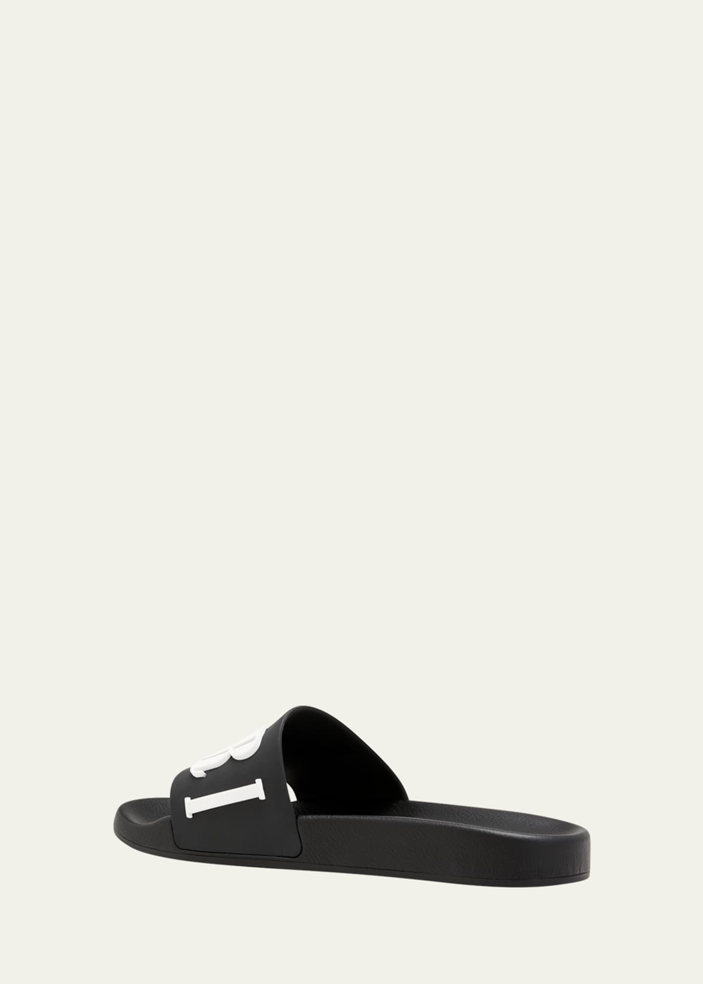 Amiri Men's Logo Rubber Pool Slides Bergdorf Goodman