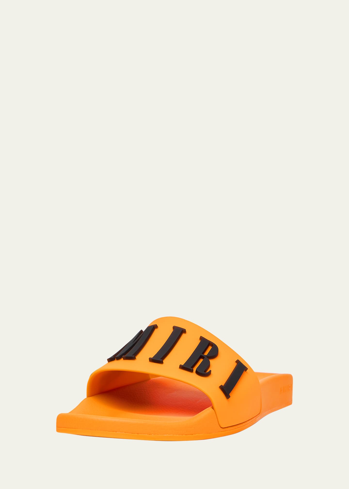 Amiri Men's Logo Rubber Pool Slides Bergdorf Goodman