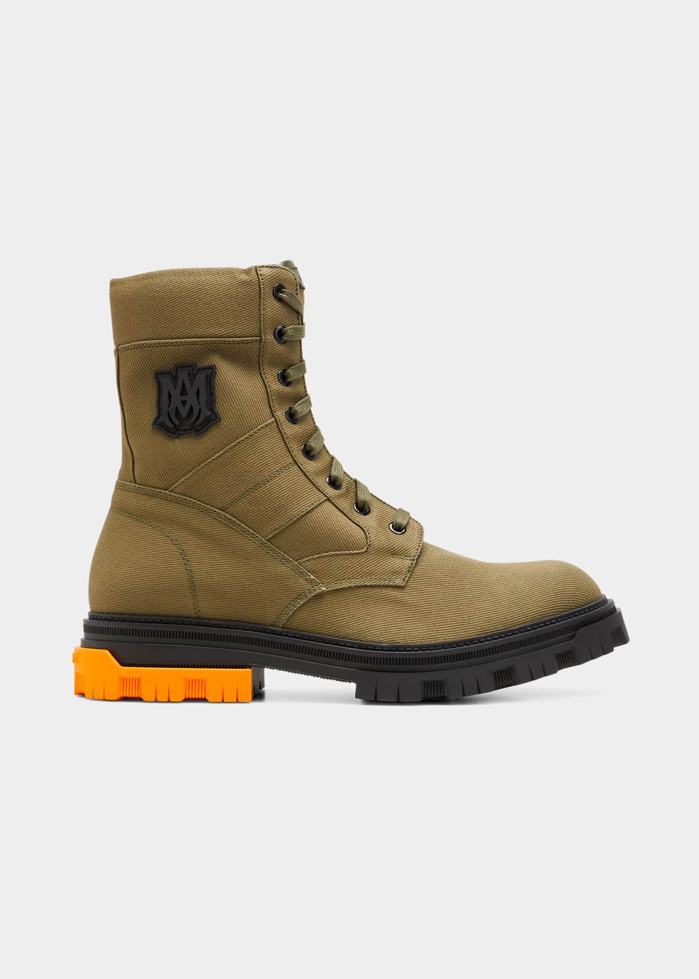 Amiri Men's Military M.A. Zip Combat Boots Bergdorf Goodman