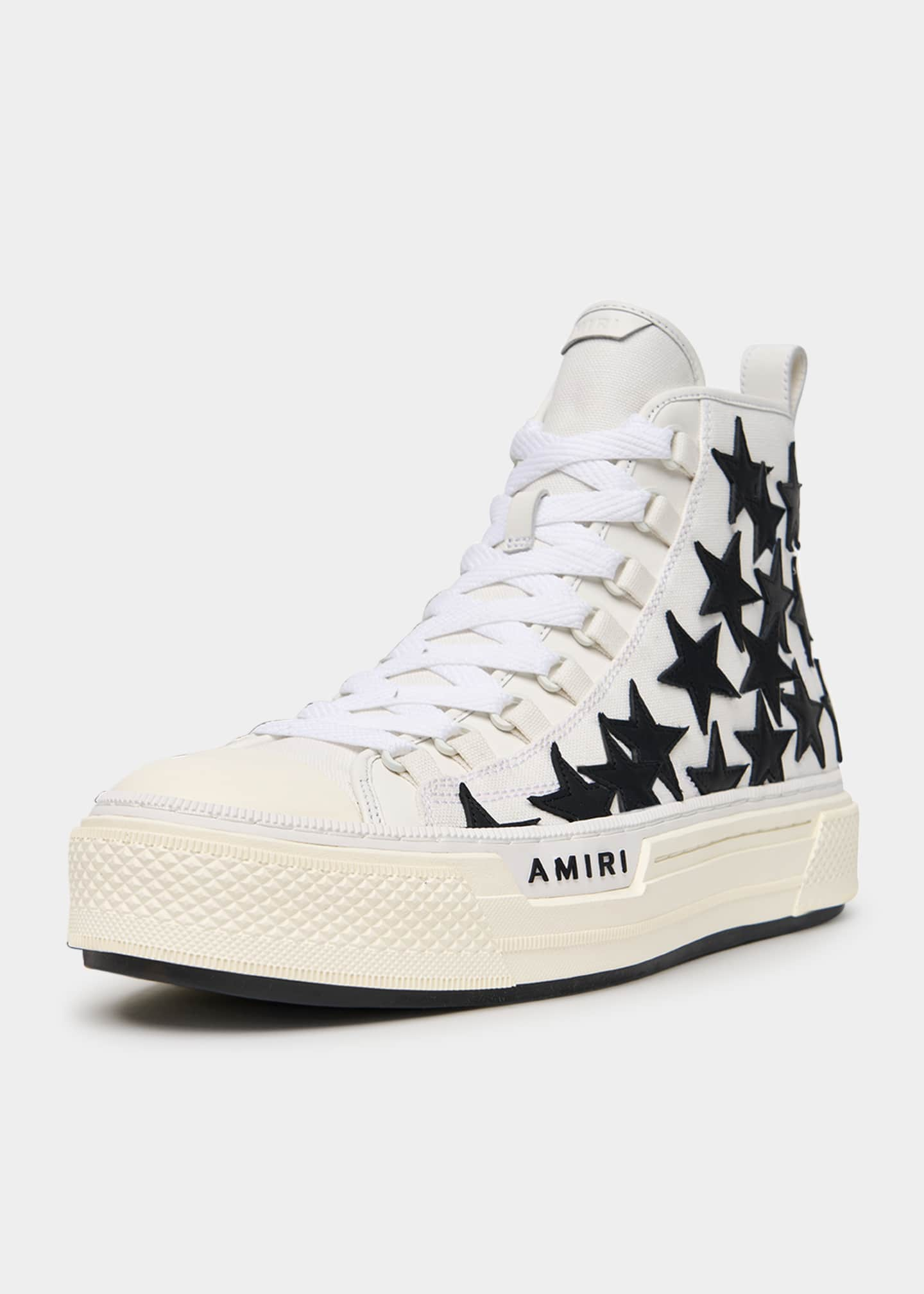 Amiri Men s Stars Court Canvas Appliqué High Top Sneakers Bergdorf