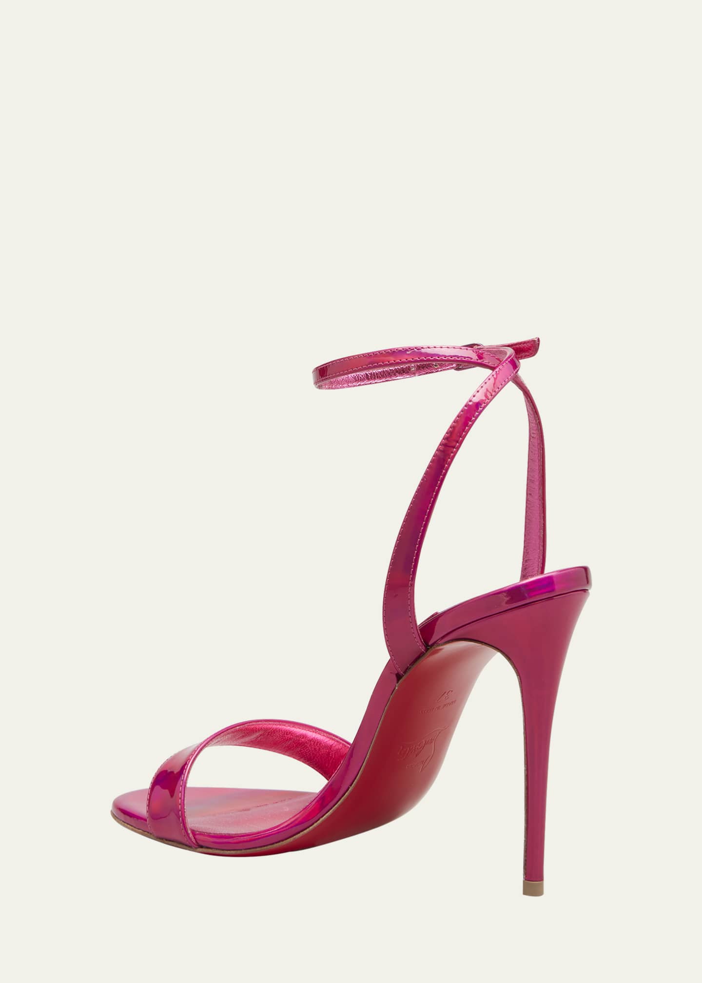 loubigirl chain spike red sole sandals