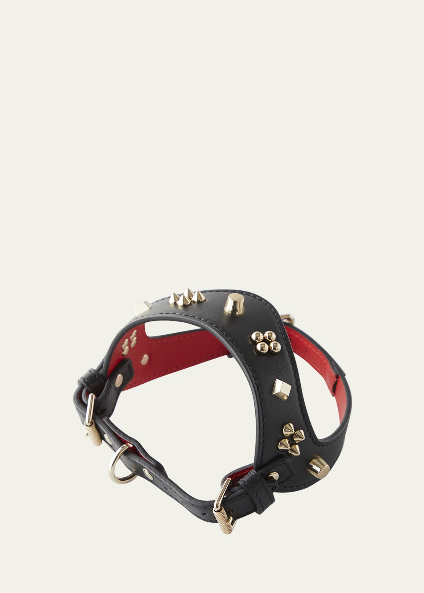 Christian Louboutin Loubiharness Cara Spikes Dog Harness, Extra-Small Image 2 of 2