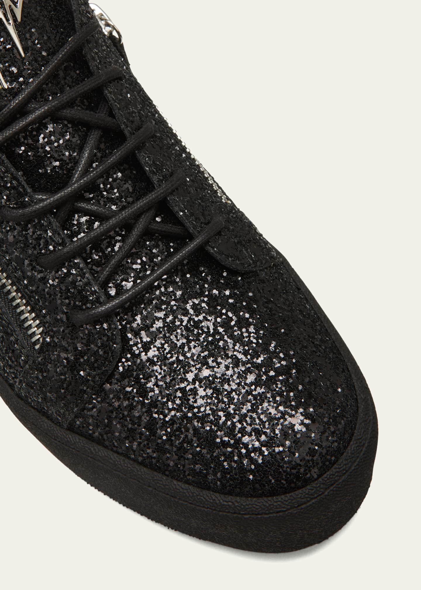Giuseppe zanotti black on sale glitter