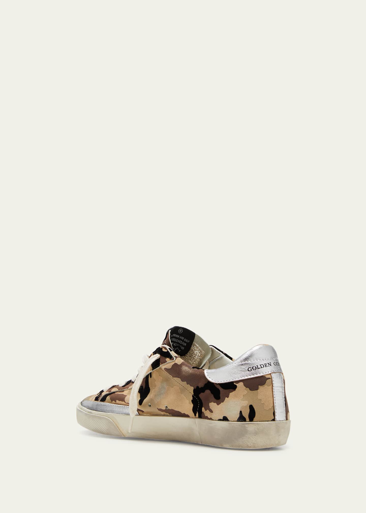 Golden Goose Superstar Camo Script Low-Top Sneakers Image 4 of 5