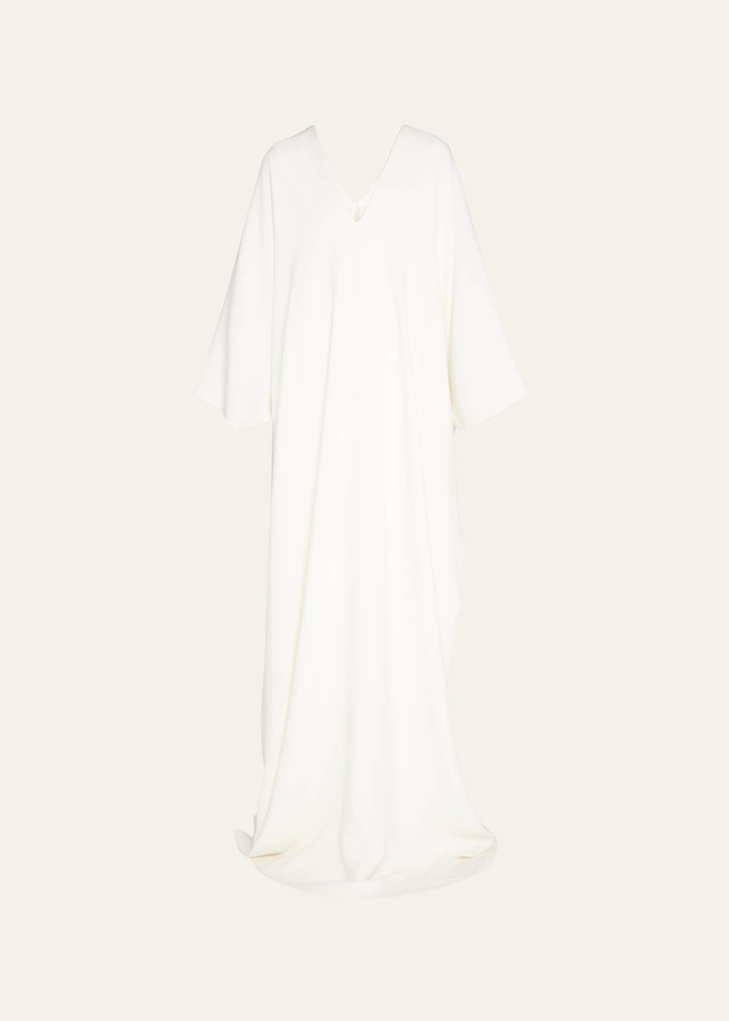 THE ROW Meelo Plunging Silk Gown