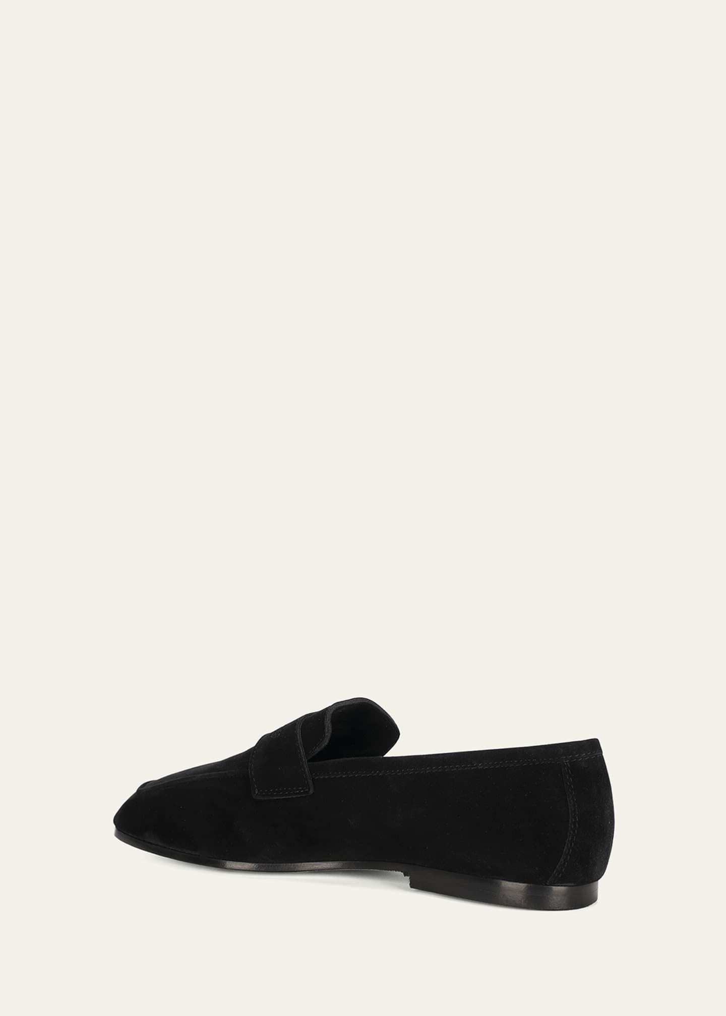 Sophique Essenziale Classic Suede Penny Loafers - Bergdorf Goodman