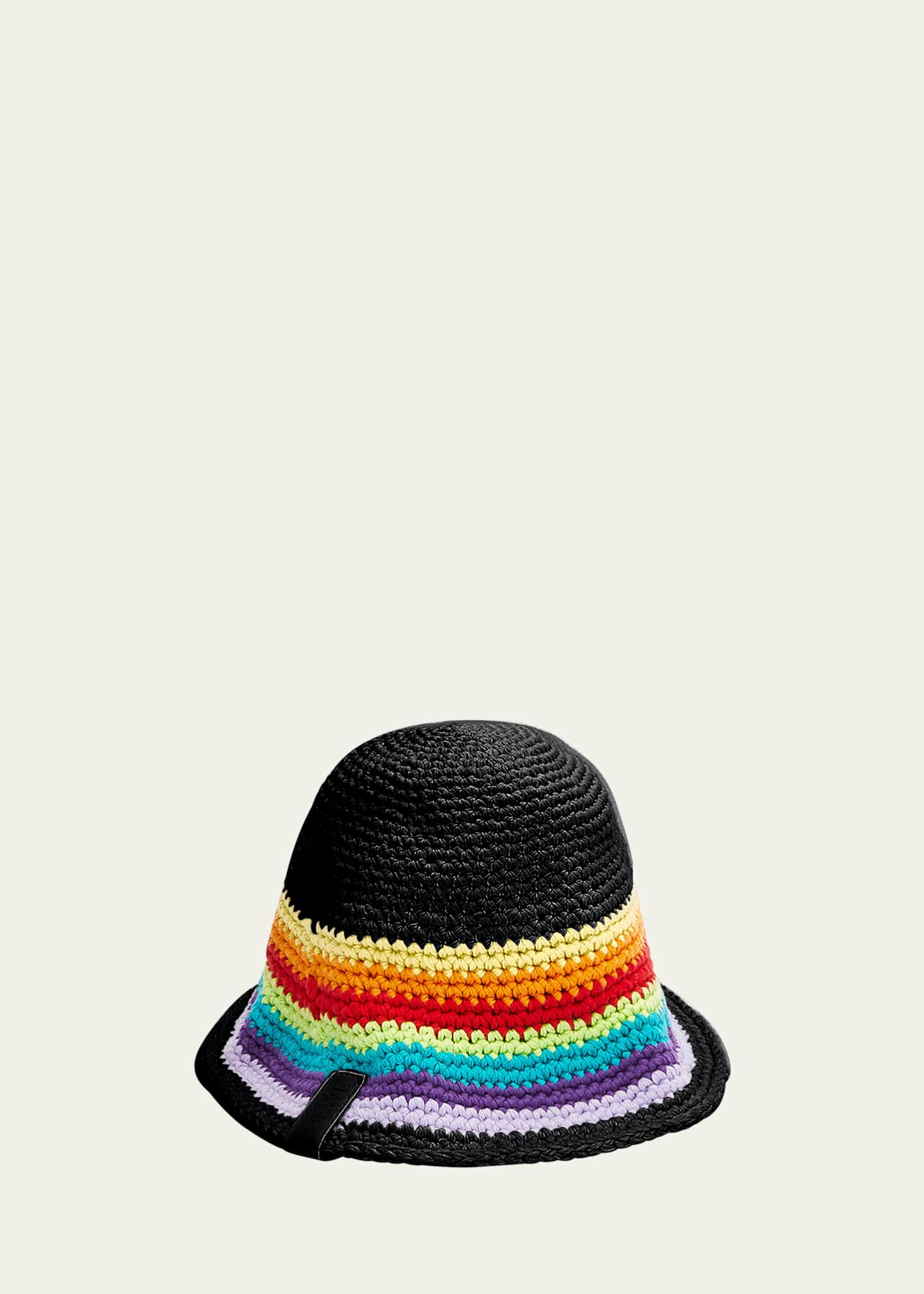 Loewe Rainbow Crochet Bucket Hat