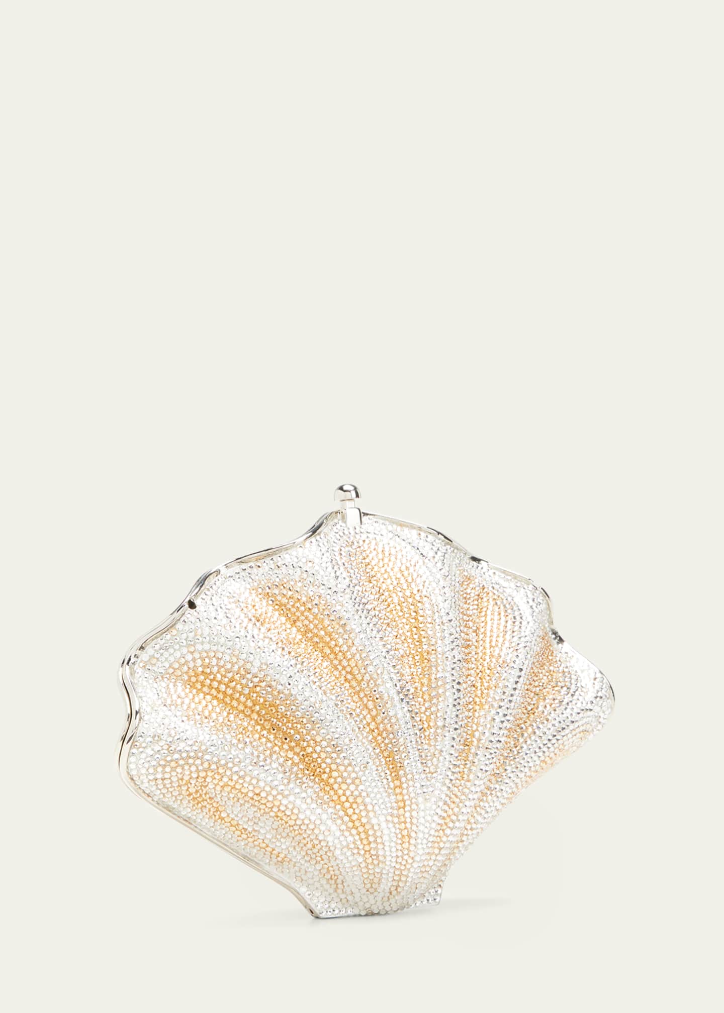 Judith Leiber Couture Scallop Clam Crystal Minaudiere - Bergdorf Goodman