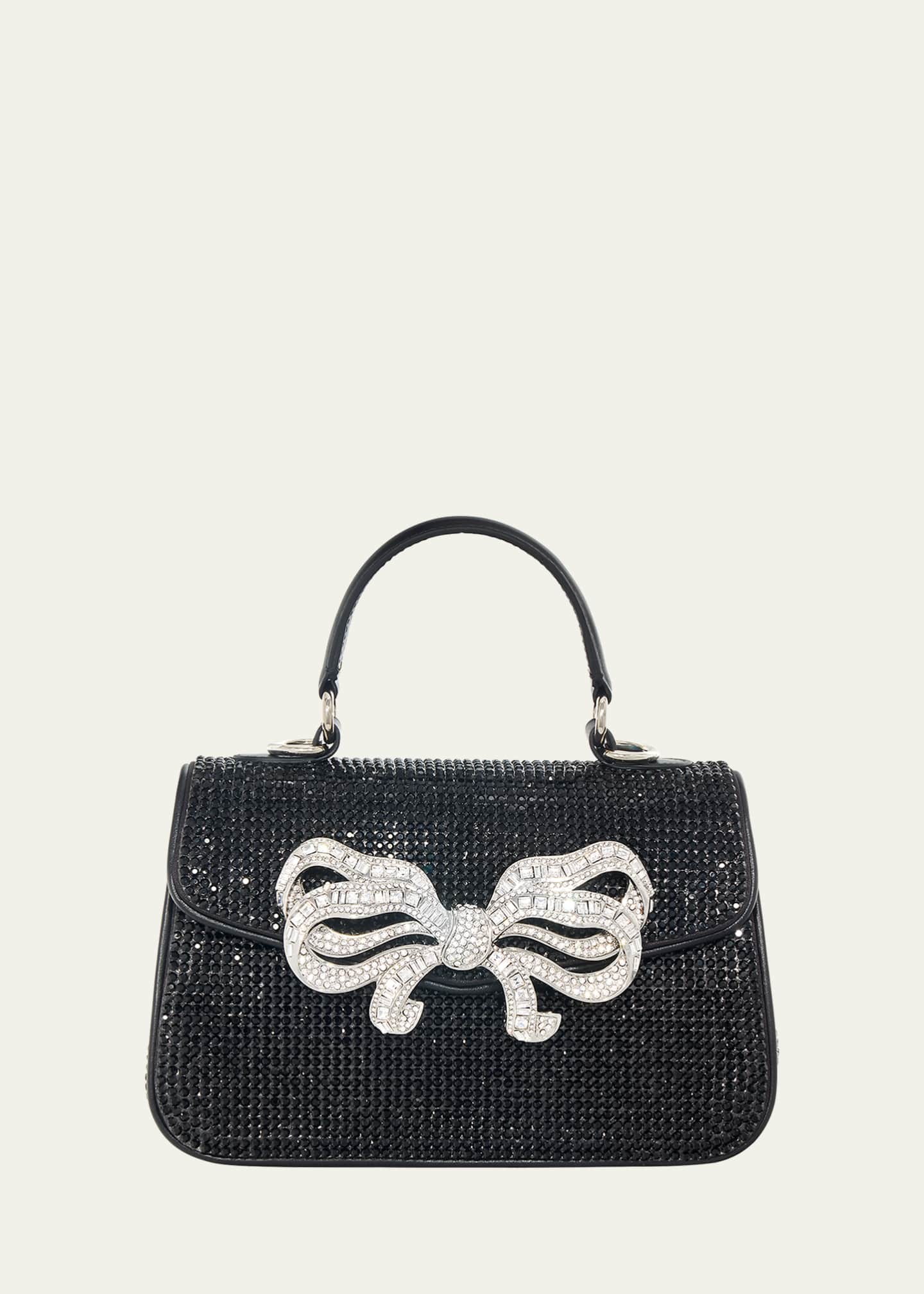 Judith Leiber Couture Bow Crystal Top-Handle Bag Image 1 of 5