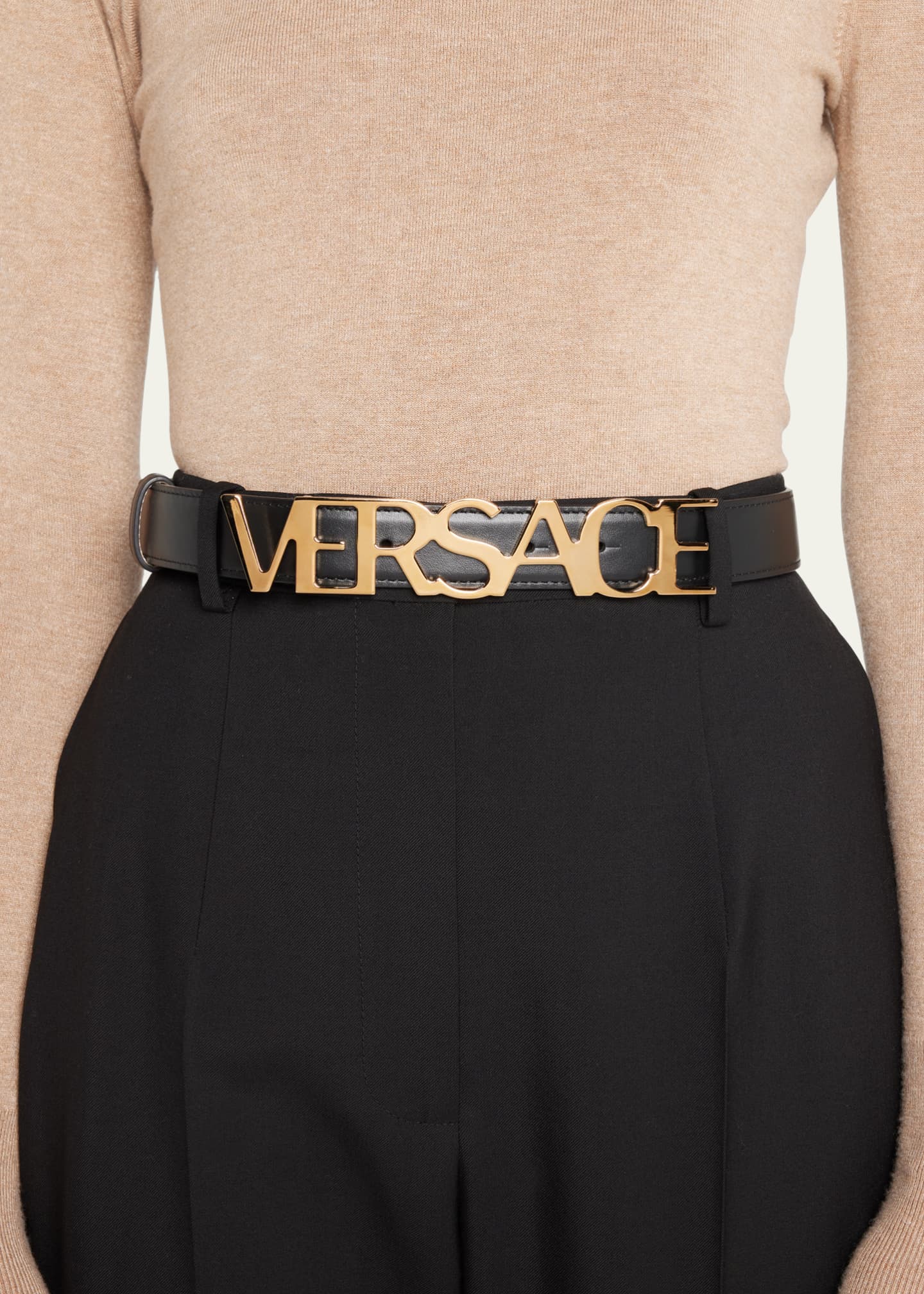 Versace Leather Belt