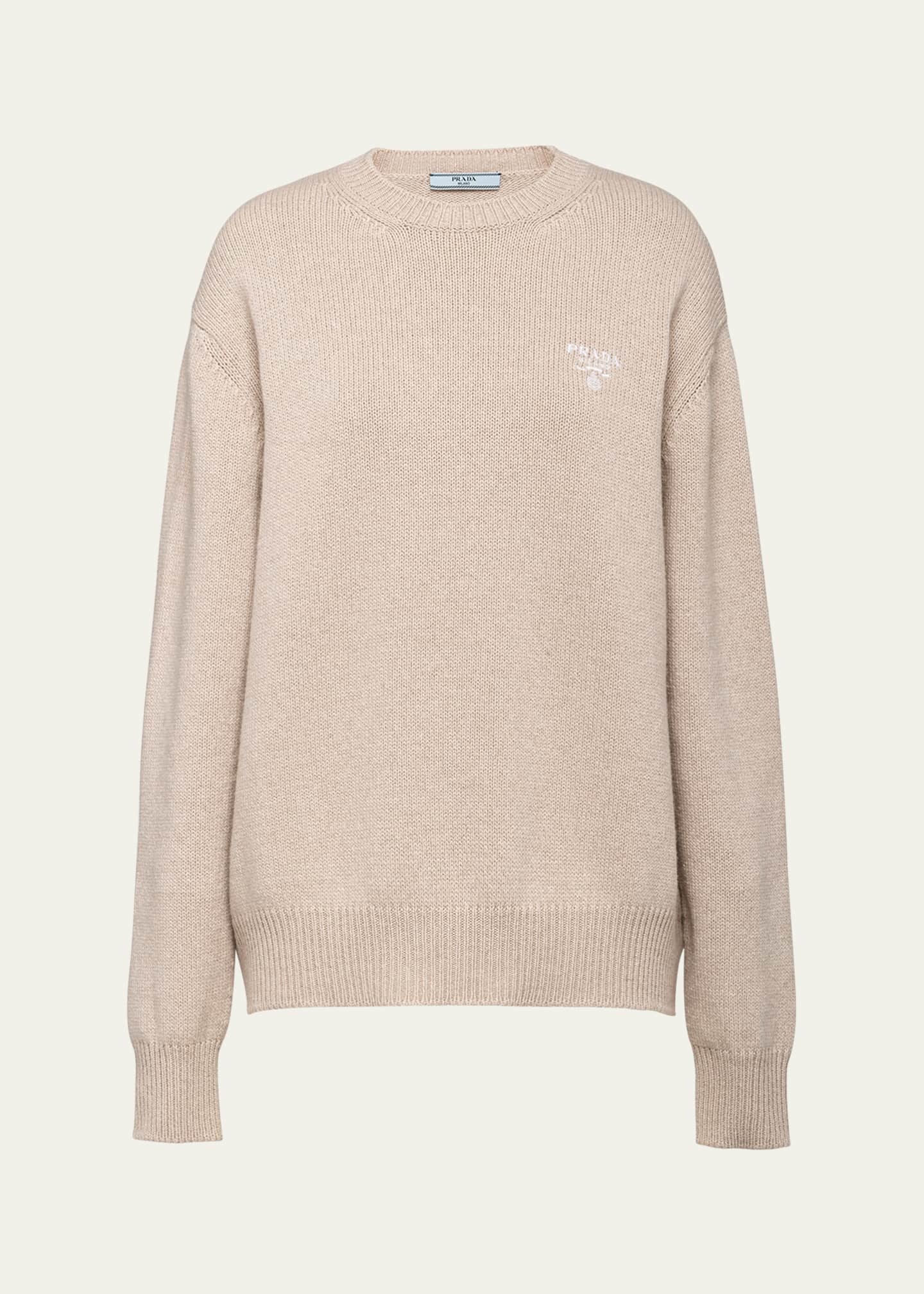 Prada logo sweater top