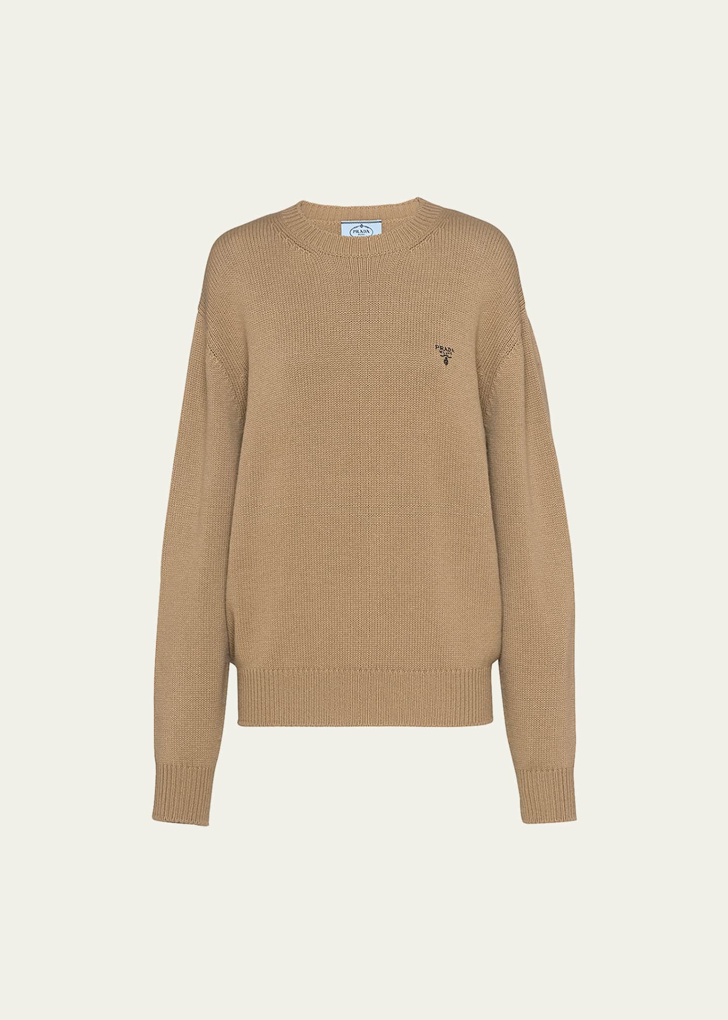 Prada intarsia sweater best sale
