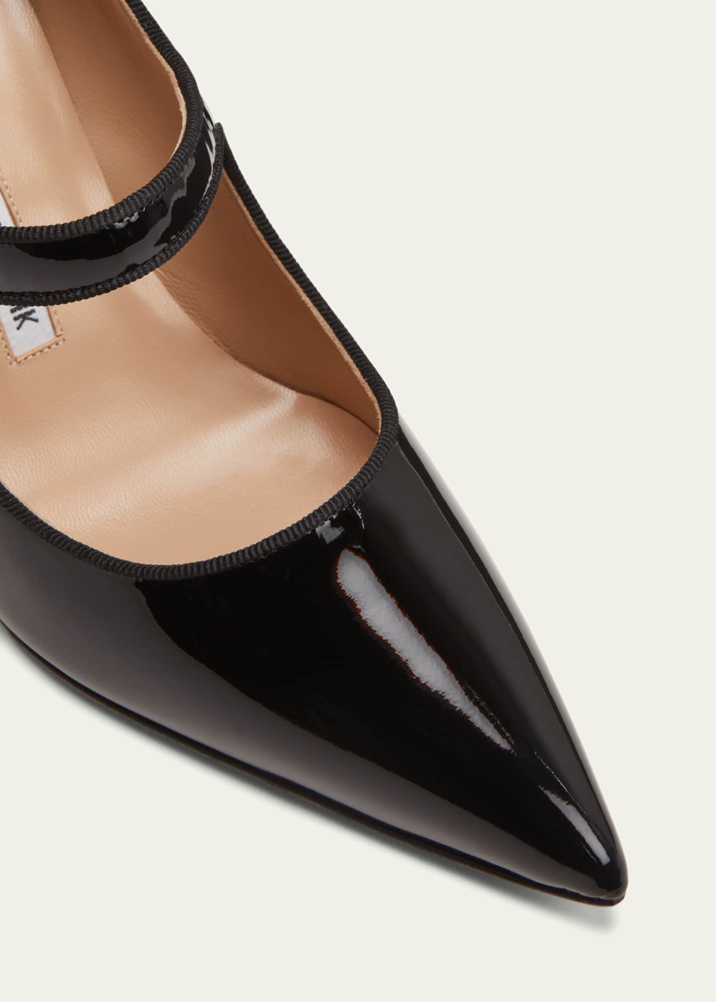 Manolo Blahnik Campari Patent Mary Jane Pumps - Bergdorf Goodman
