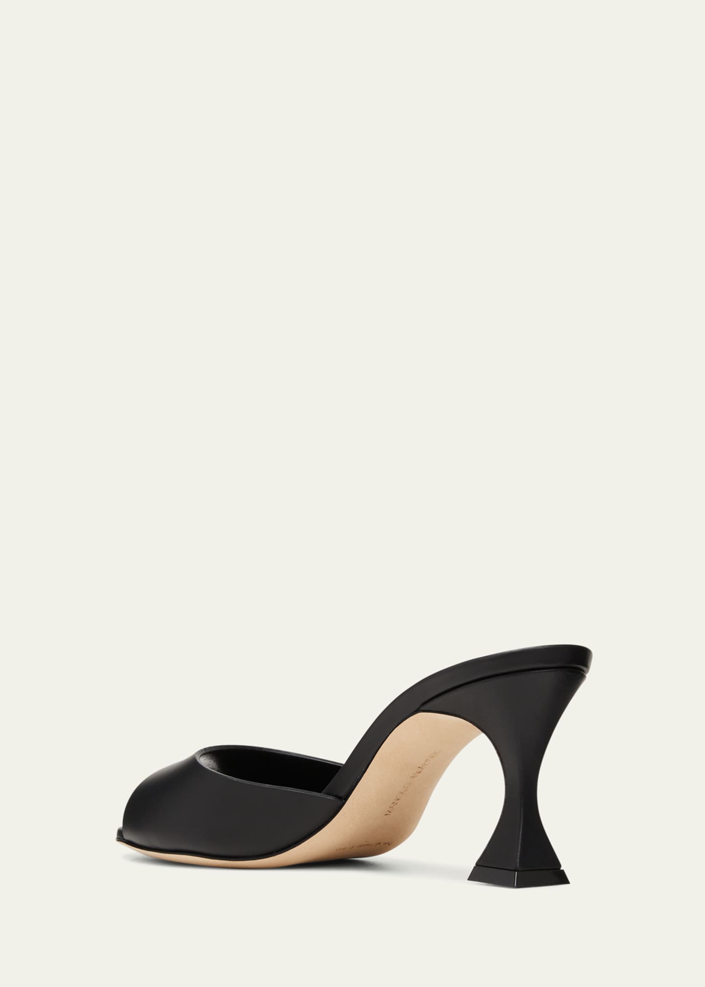 Manolo Blahnik Jadarona Leather Mule Sandals - Bergdorf Goodman