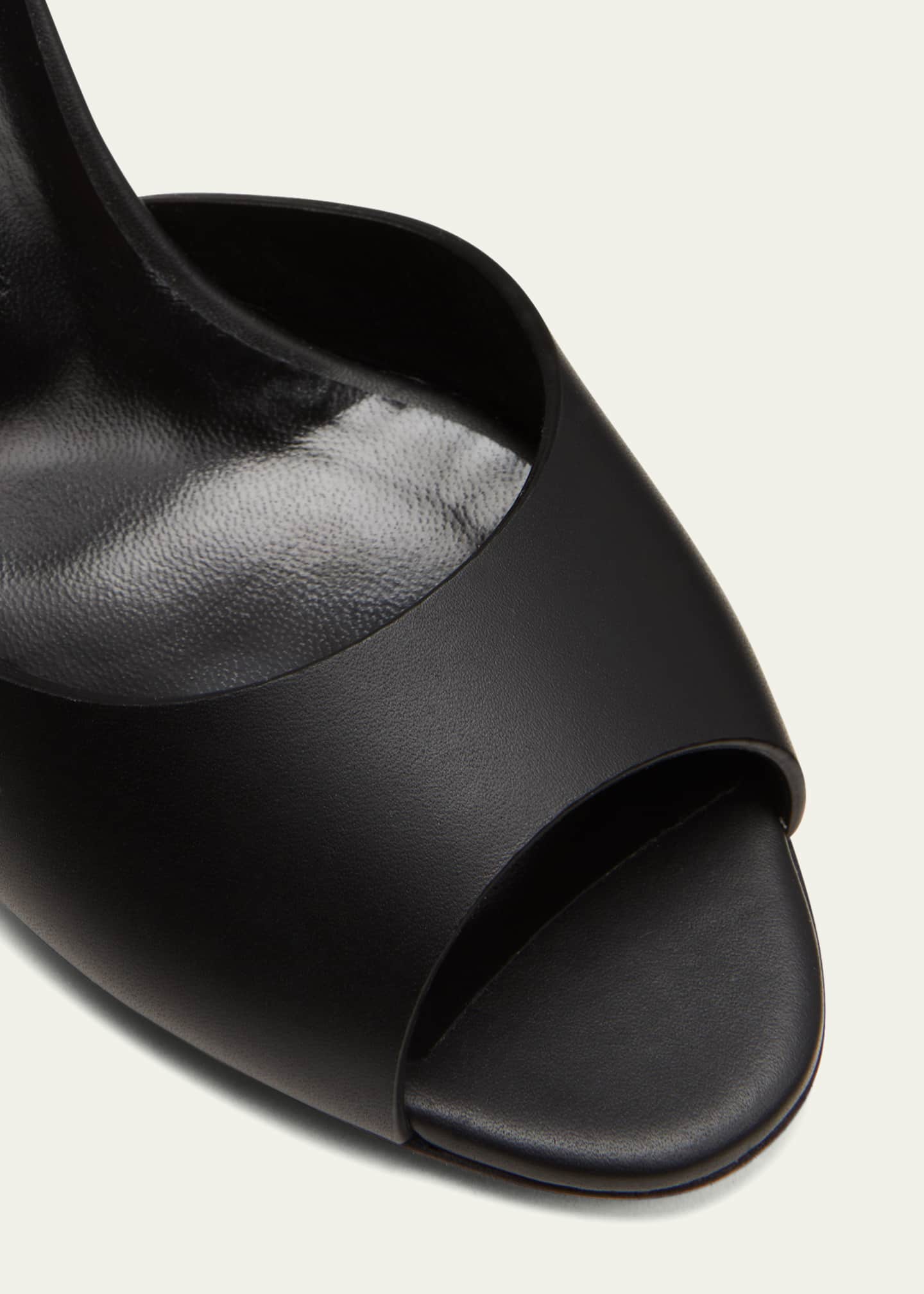 Manolo Blahnik Jadarona Leather Mule Sandals Image 3 of 3