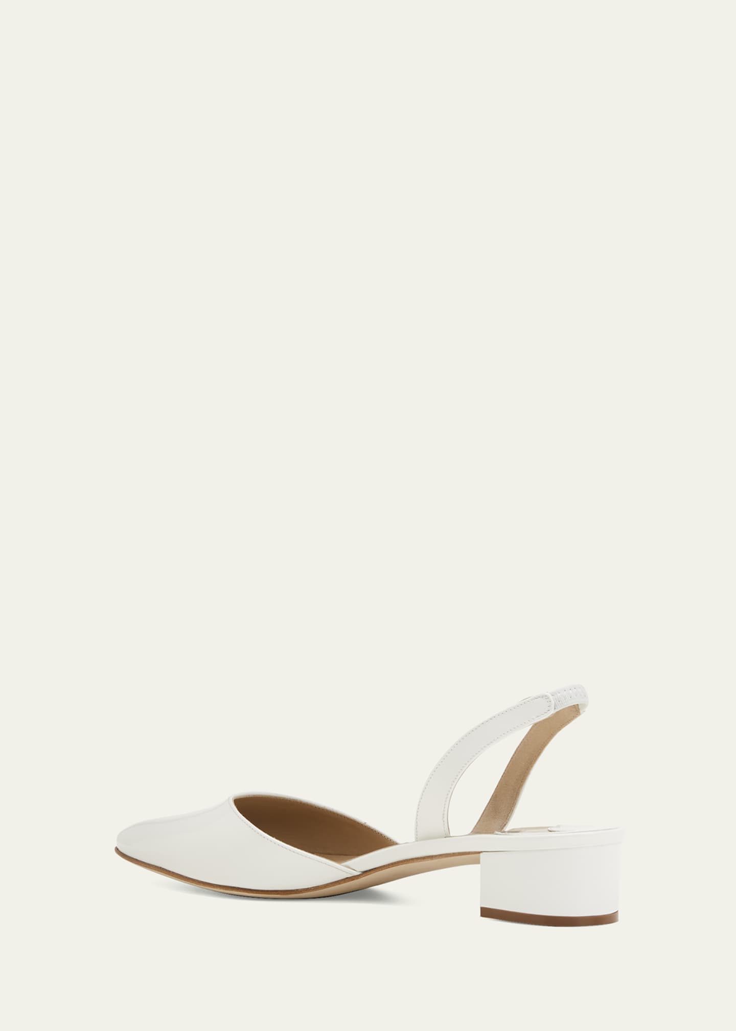 Manolo Blahnik Aspro Patent Slingback Ballerina Pumps Image 4 of 5