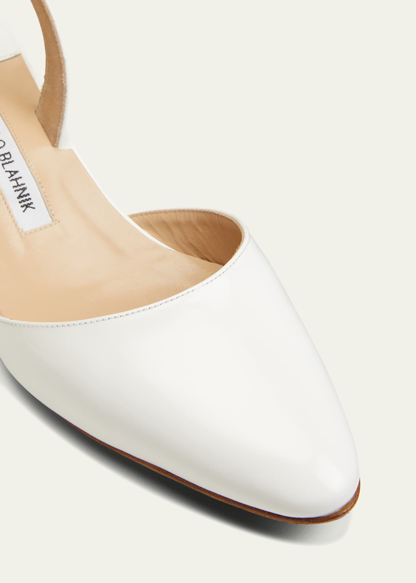 Manolo Blahnik Aspro Patent Slingback Ballerina Pumps - Bergdorf Goodman