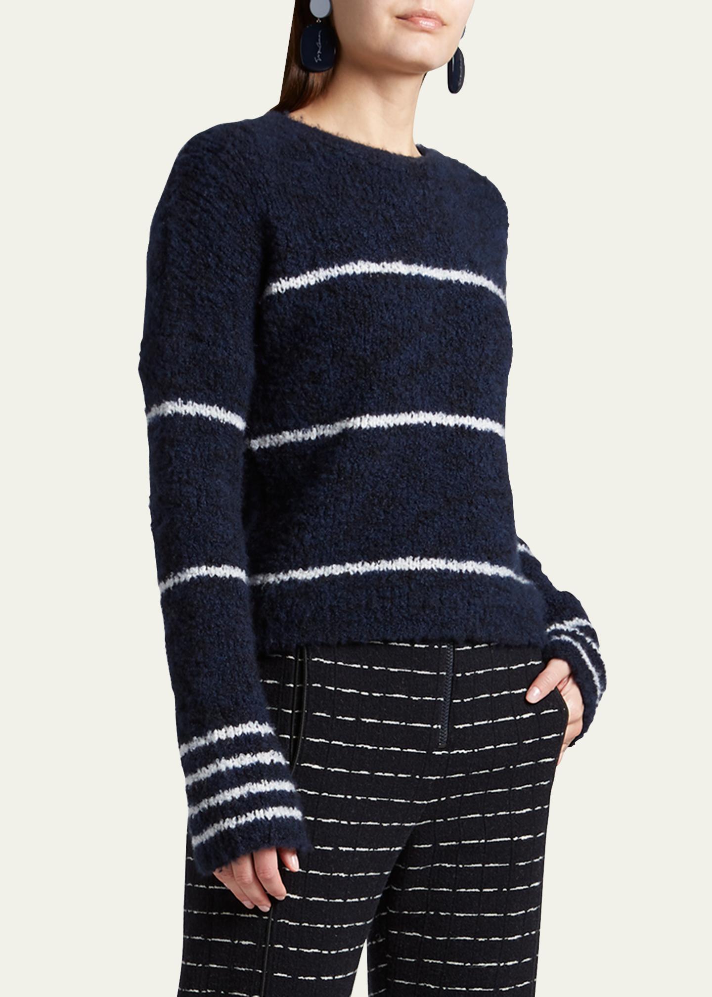 Giorgio Armani Striped Cashmere Pullover - Bergdorf Goodman