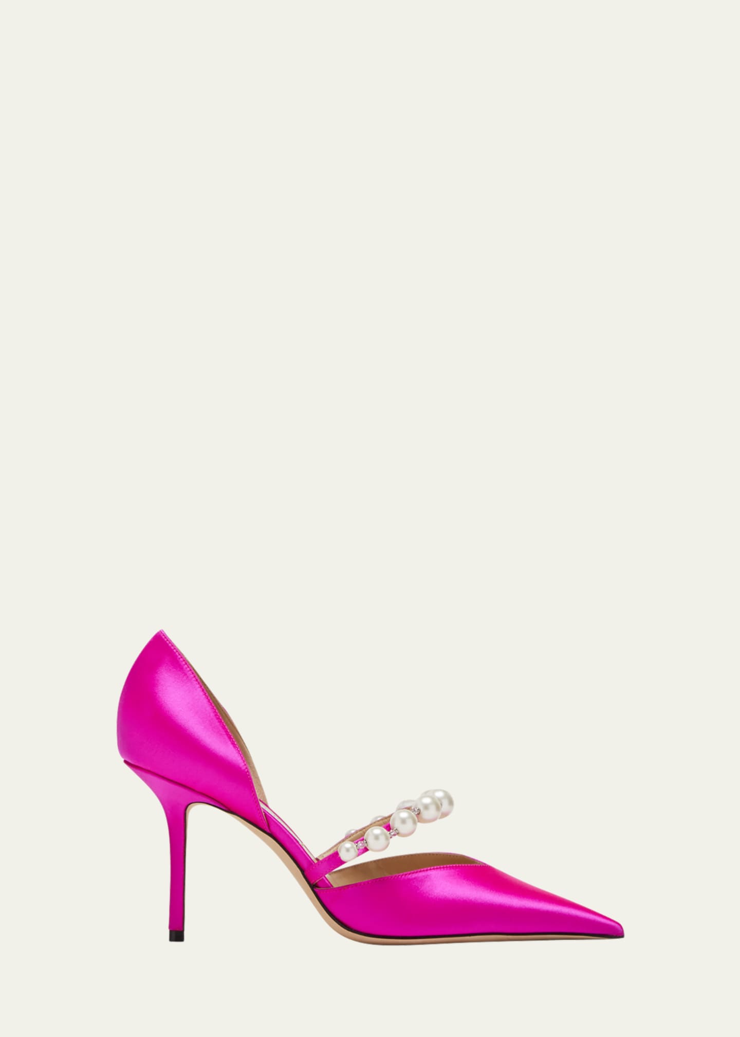 Jimmy Choo Aurelie d'Orsay Pearly Band Pumps Bergdorf Goodman