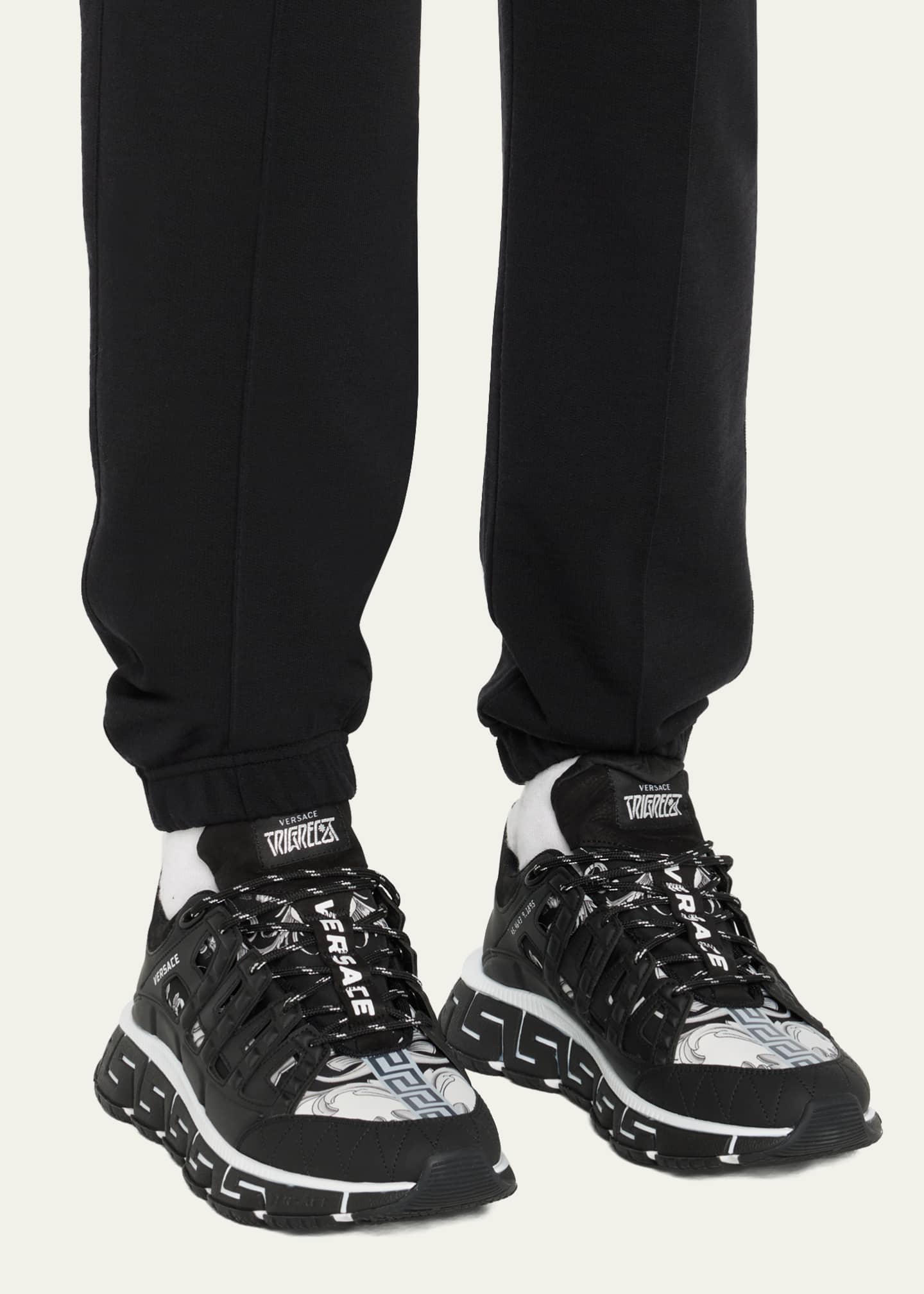 Versace sneakers on feet online