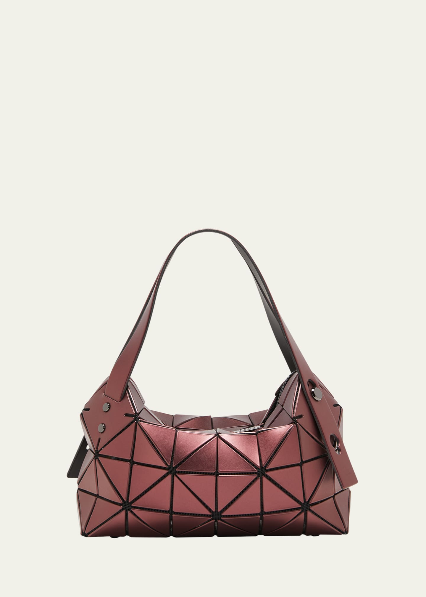 注目ブランド BAO BAO ISSEY MIYAKE BOSTON バンドバッグ アイボリー 