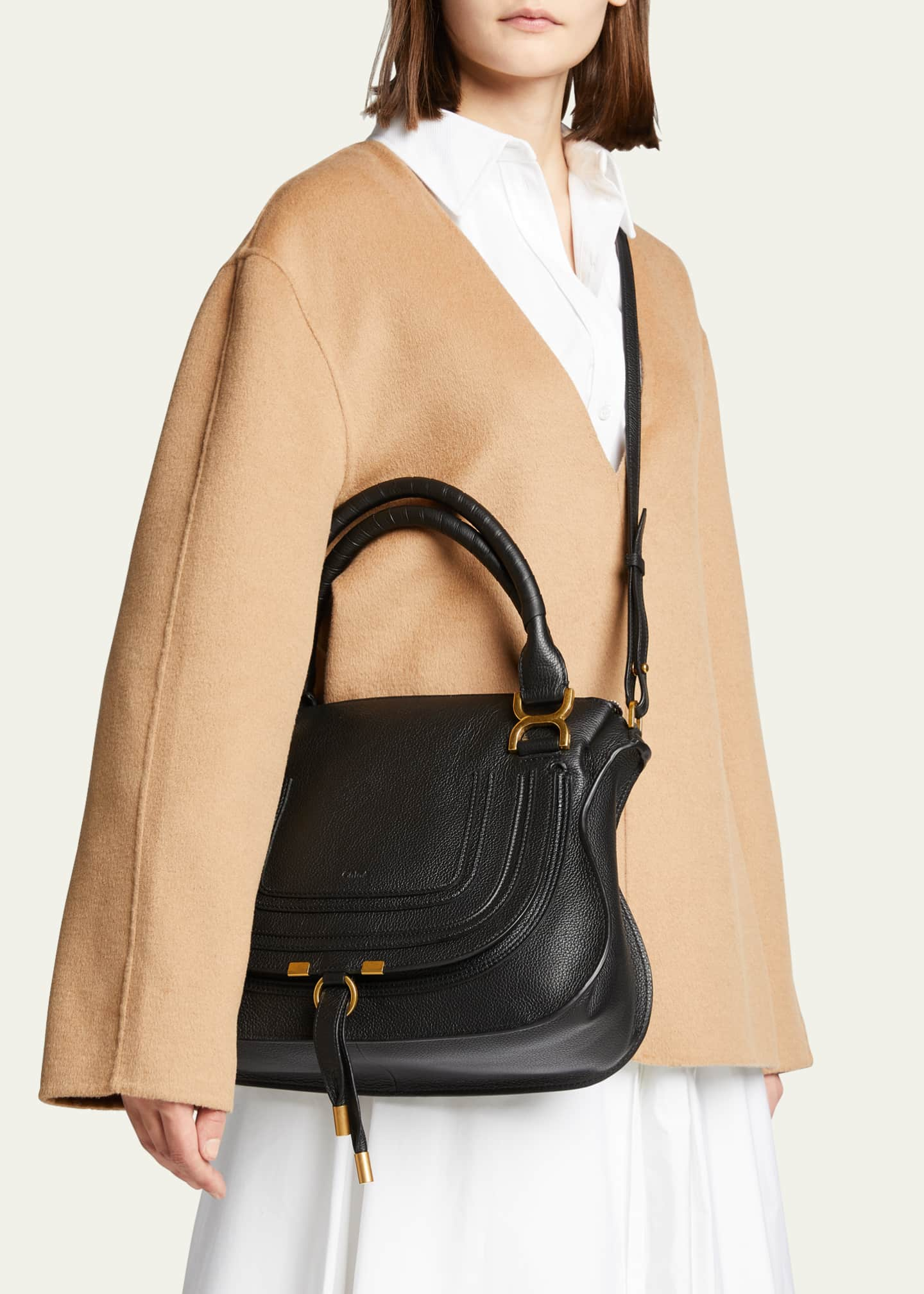 Chloé Small Marcie Leather Satchel