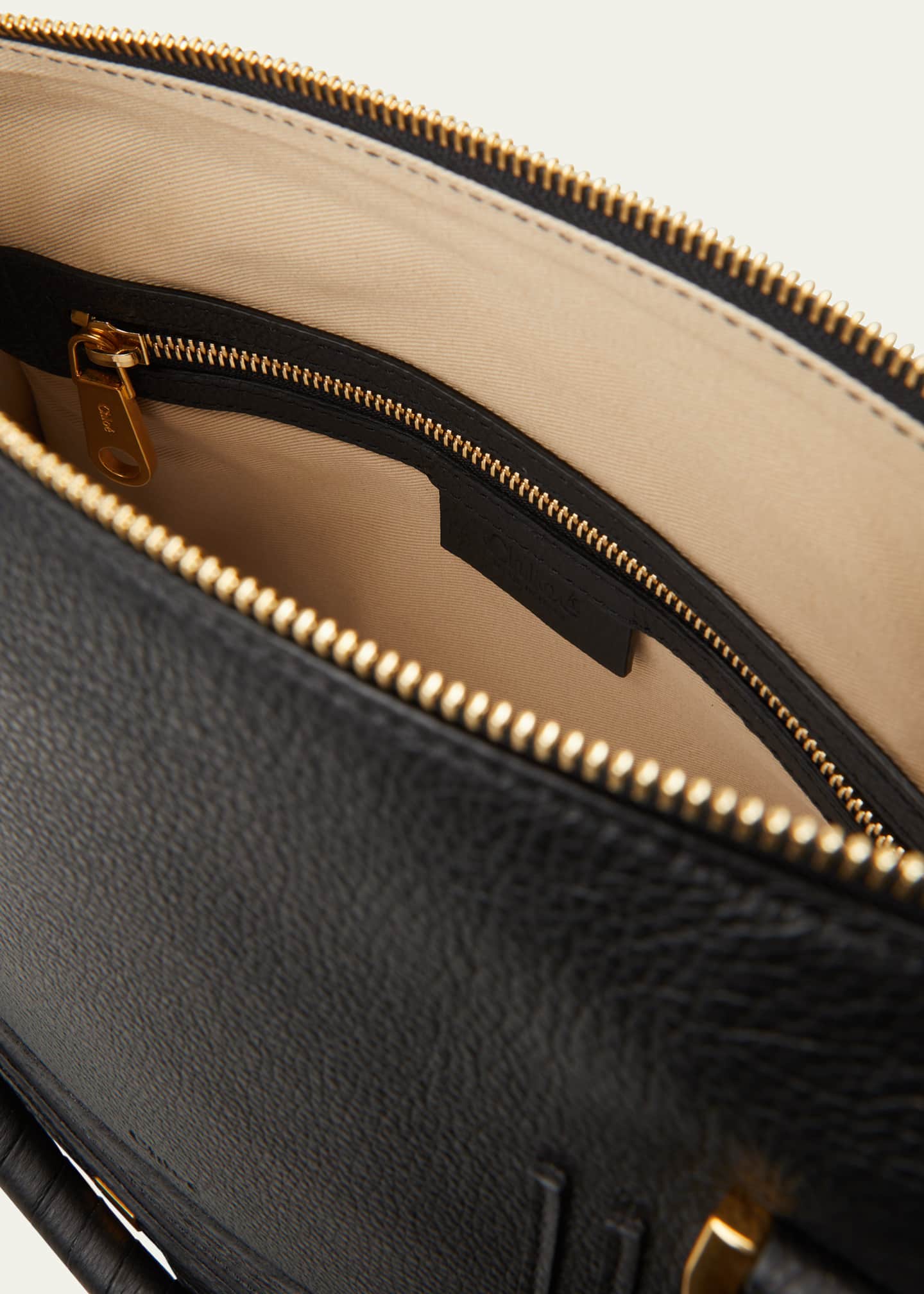 Chloe Marcie Medium Zip Leather Satchel Bag - Bergdorf Goodman
