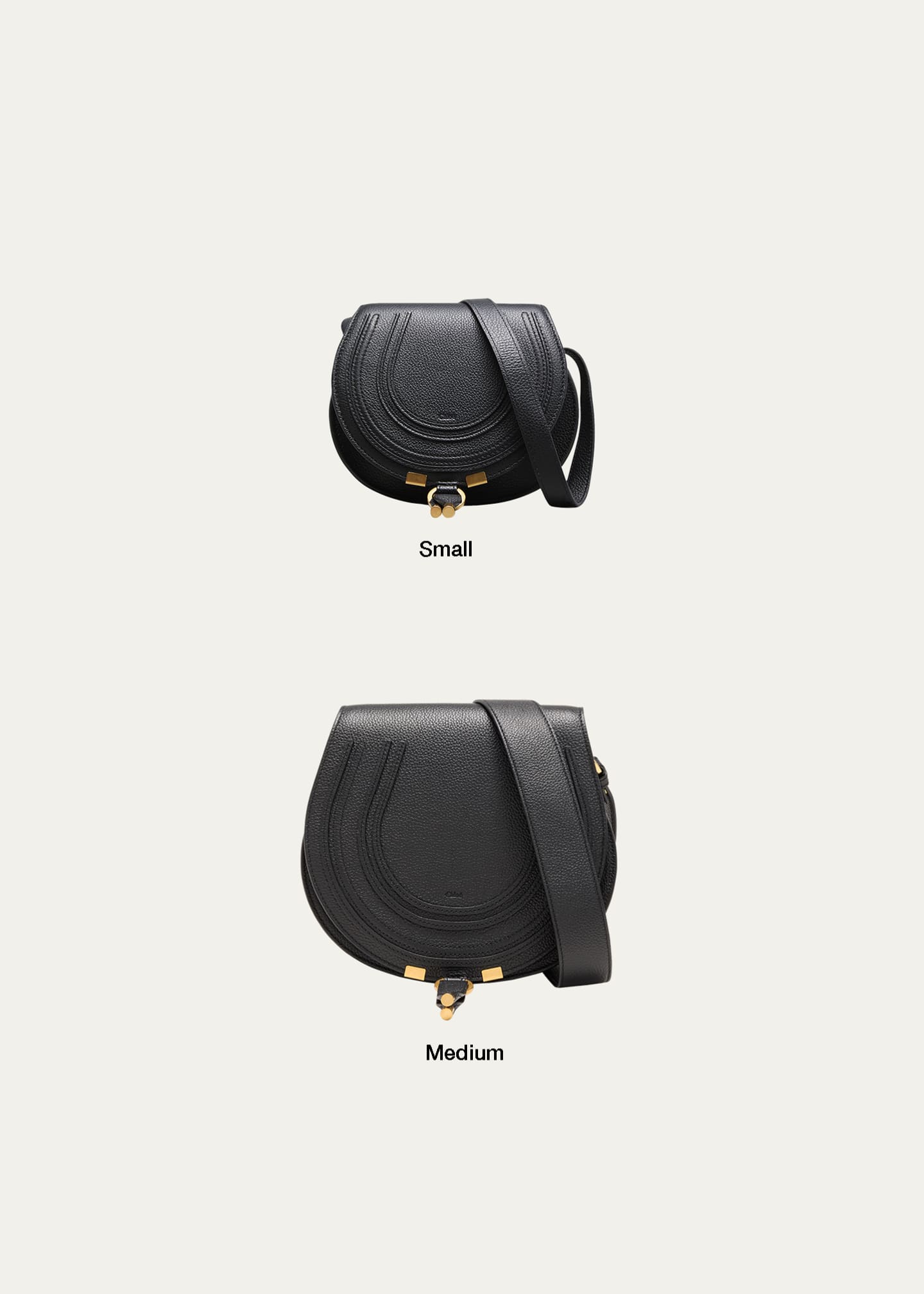 Marcie Small Crossbody Bag in Grained Calfskin