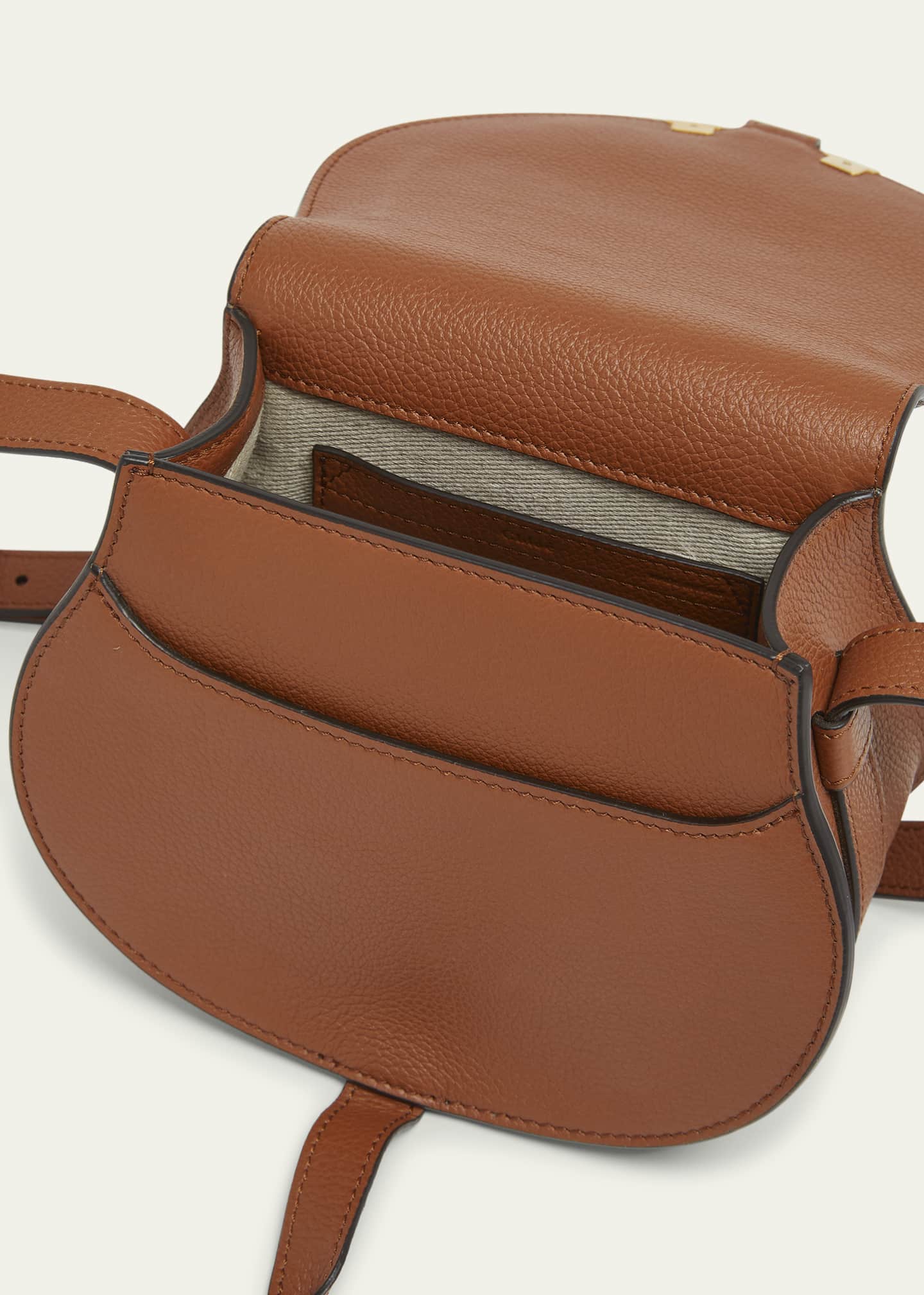 Chloe Marcie Small Crossbody Bag in Grained Calfskin Image 4 of 5