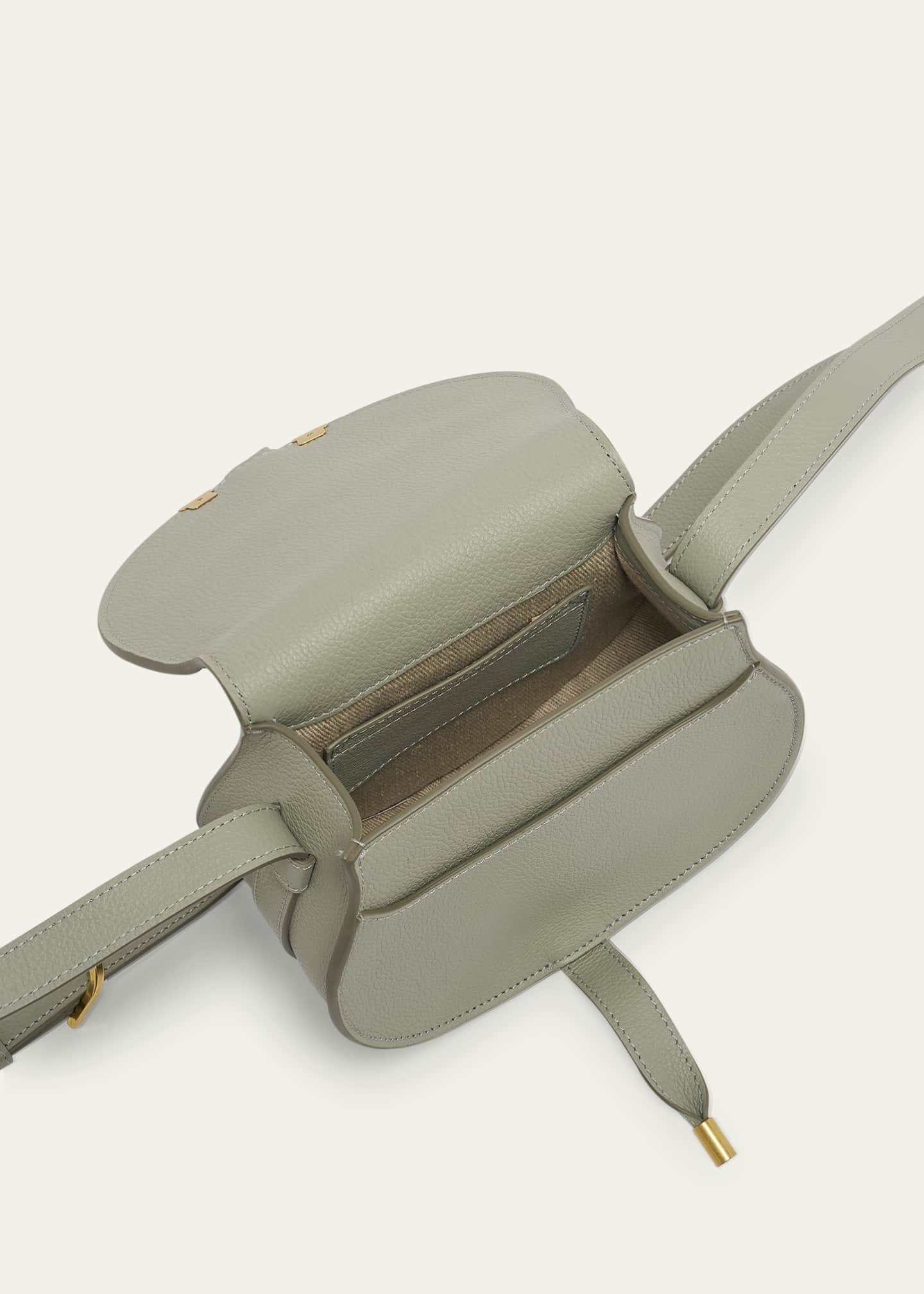 Chloe Marcie Small Crossbody Bag in Grained Calfskin Image 4 of 5