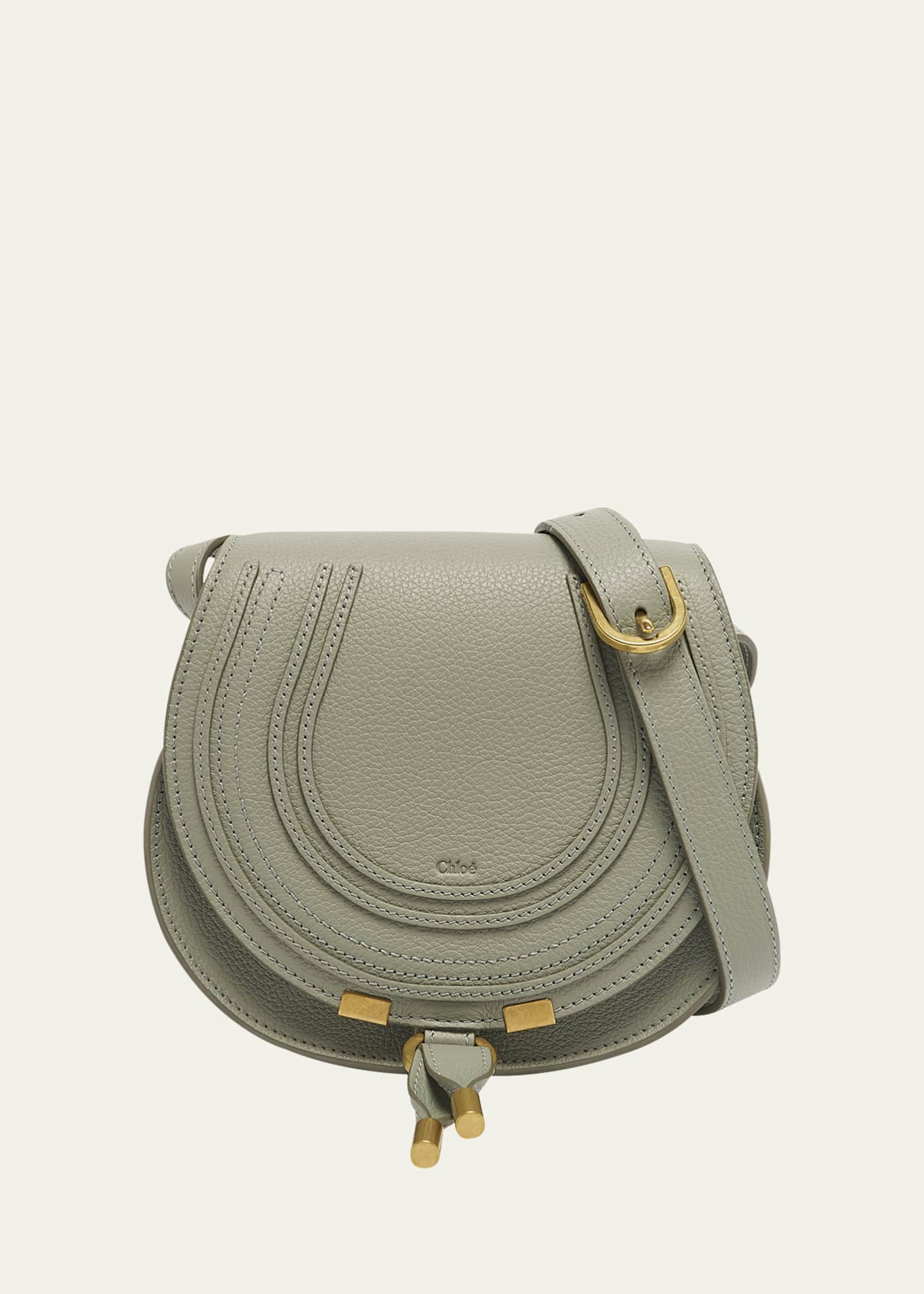 Chloe Marcie Small Crossbody Bag in Grained Calfskin Image 1 of 5