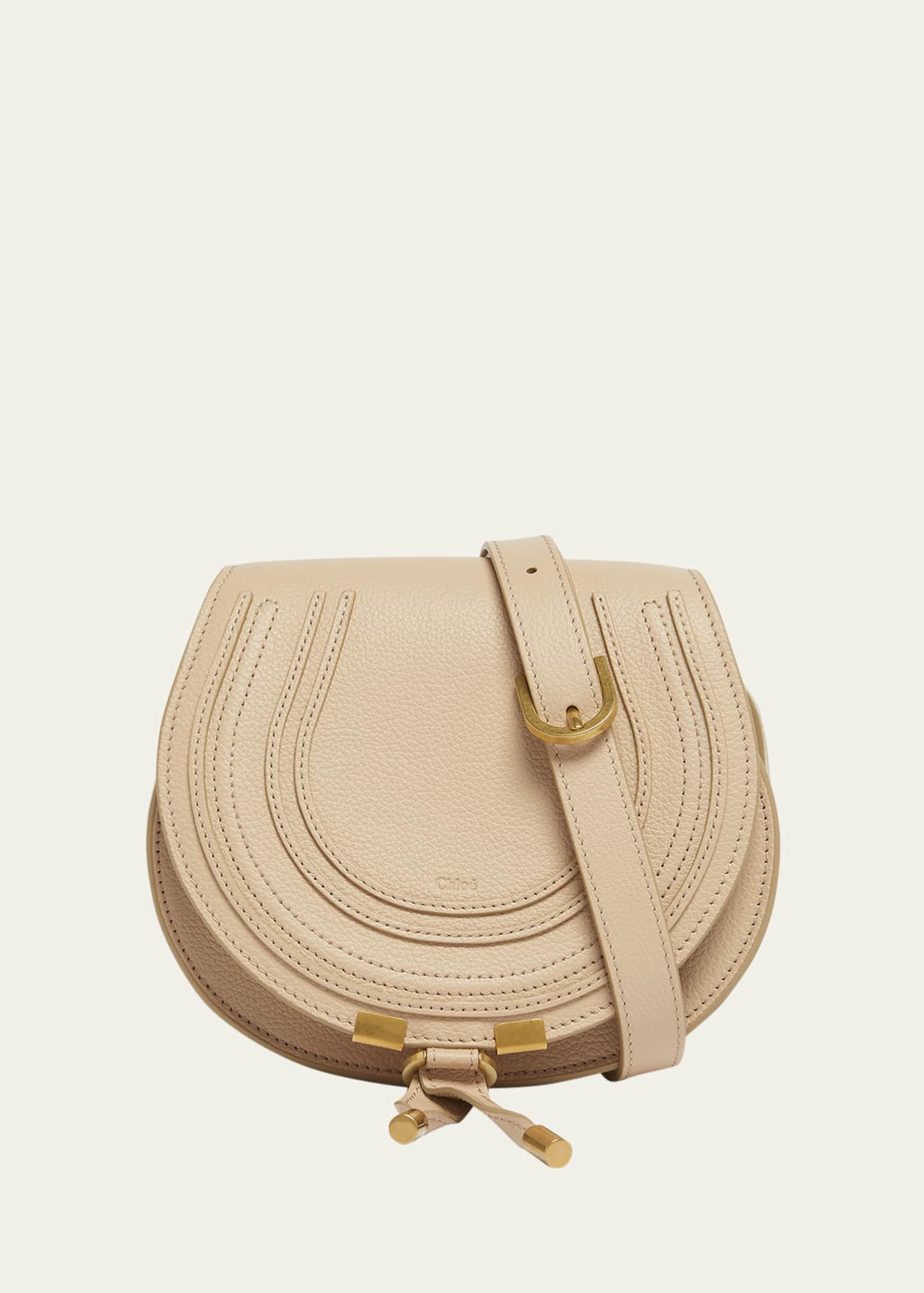 Chloe Marcie Small Crossbody Bag in Grained Calfskin Image 1 of 5