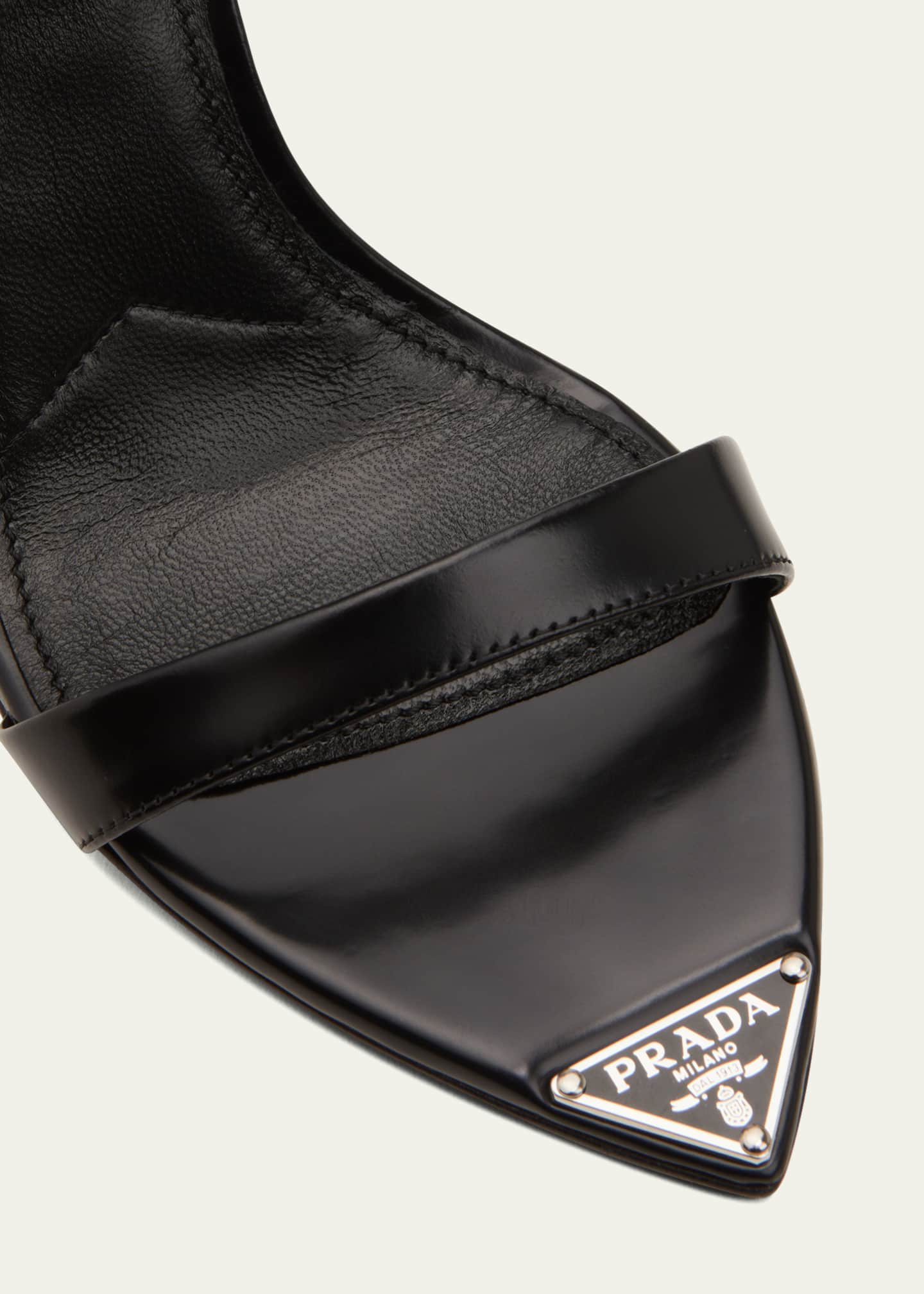 Leather Ankle-Strap Sandals