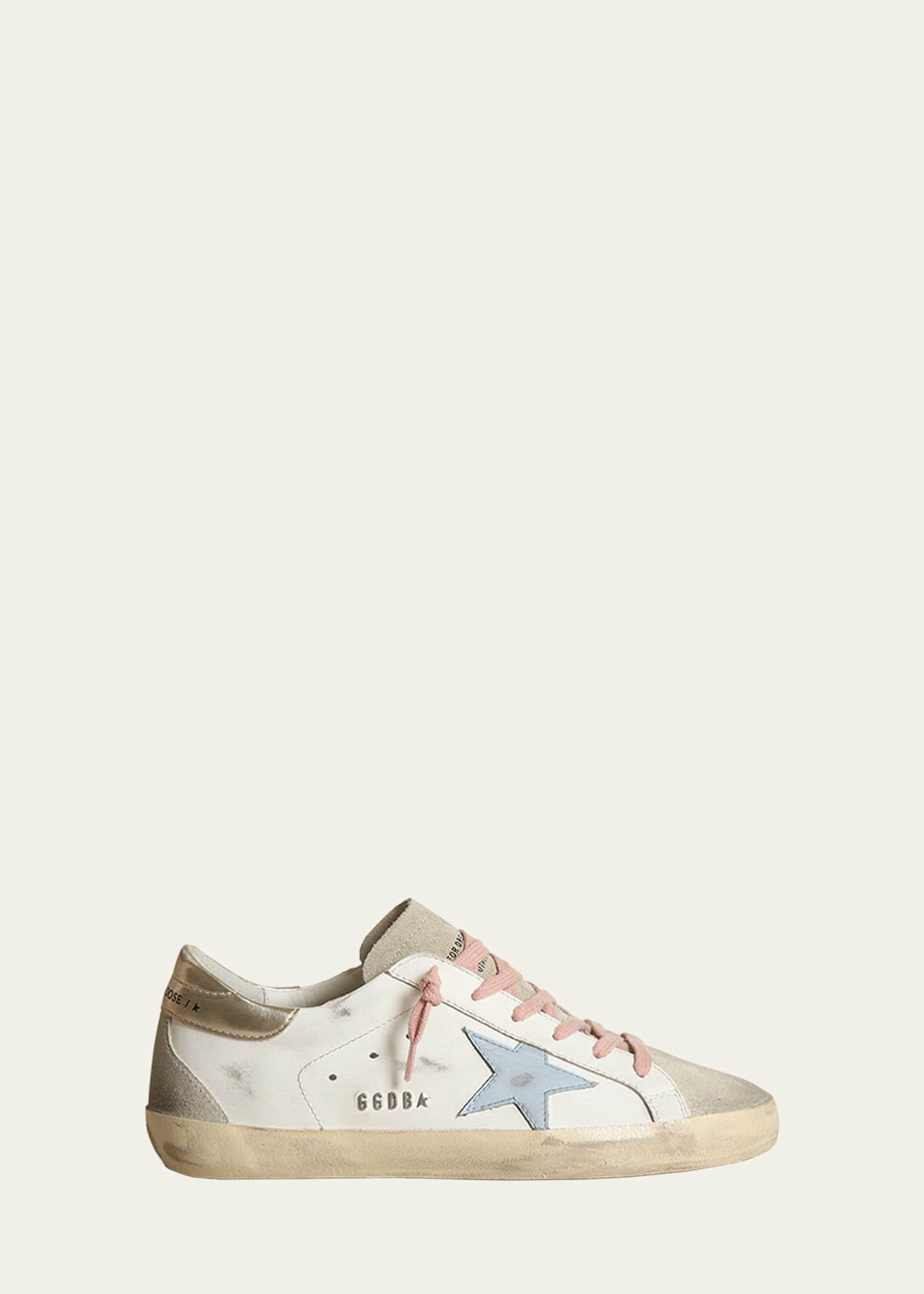 Golden Goose Superstar Mixed Leather Low-Top Sneakers - Bergdorf Goodman