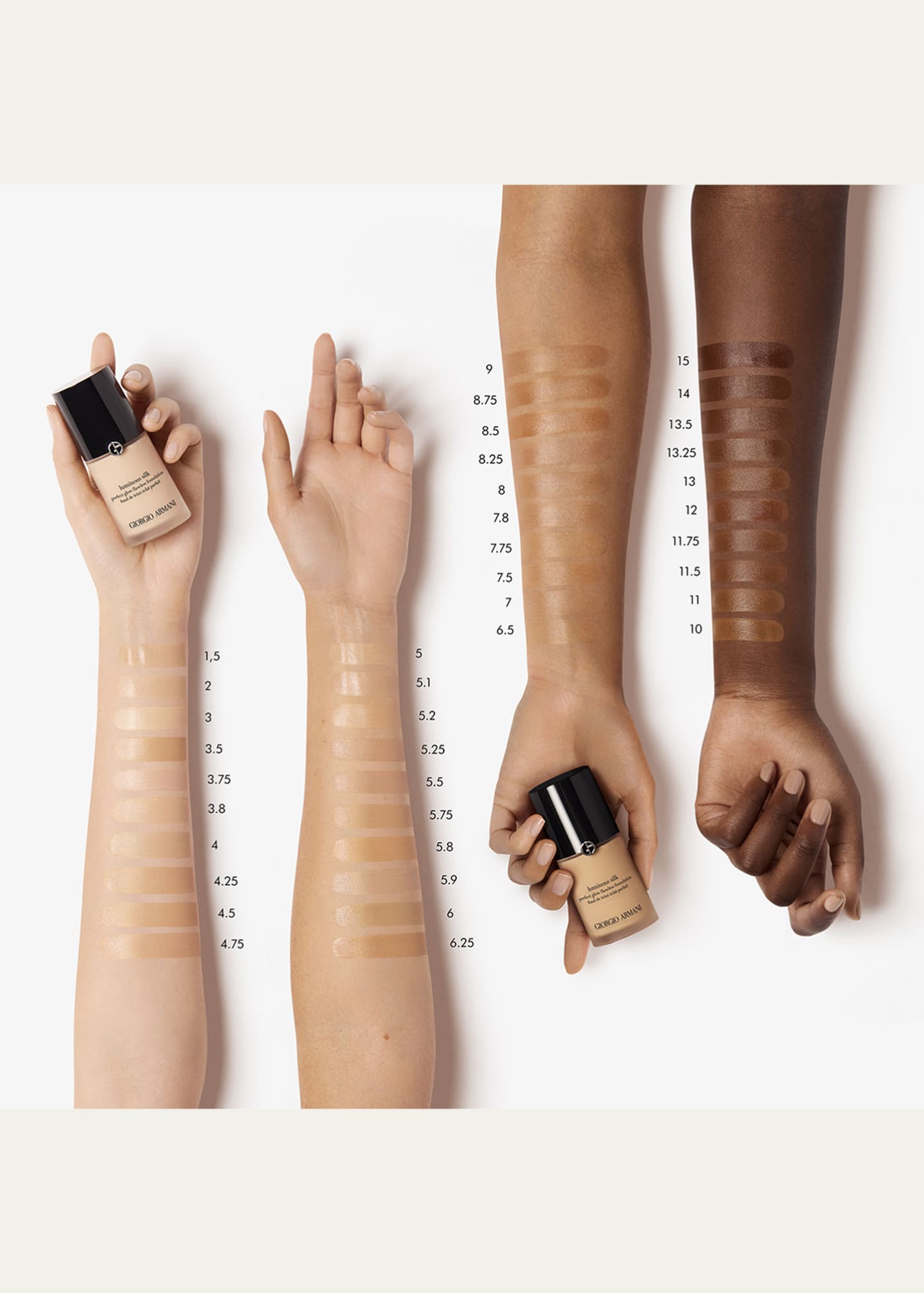 ARMANI beauty Luminous Silk Perfect Glow Flawless Oil-Free Foundation Image 4 of 4