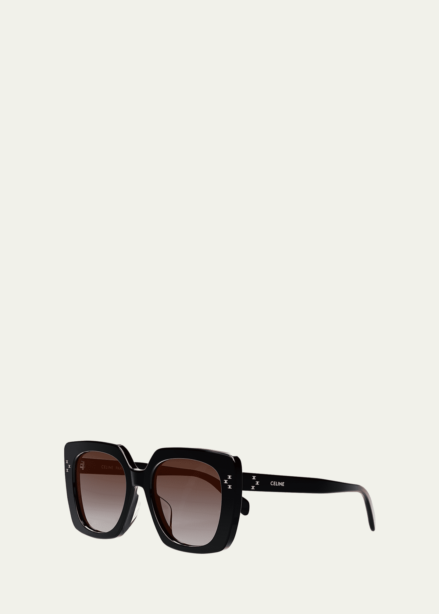 Celine Embellished Square Acetate Sunglasses - Bergdorf Goodman