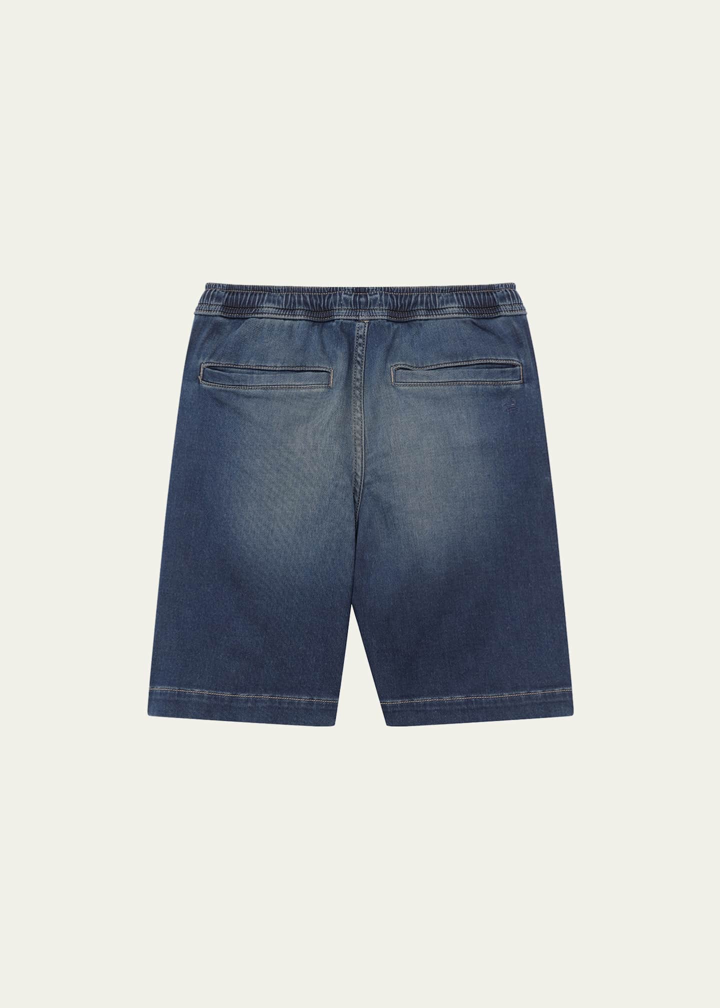 Denim jogger shorts best sale