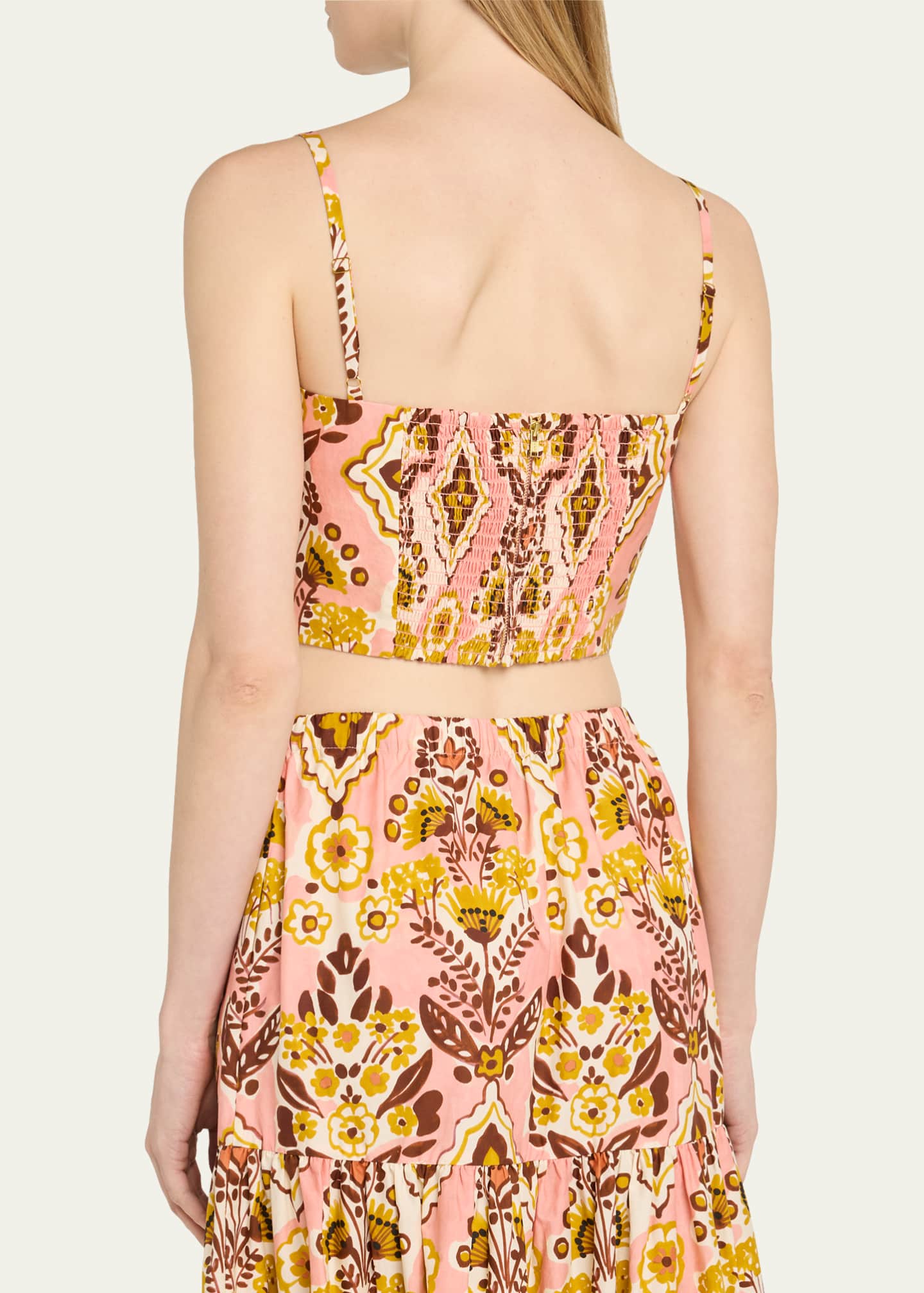 Cara Cara Maidstone Ruched Sweetheart Crop Top Image 3 of 5