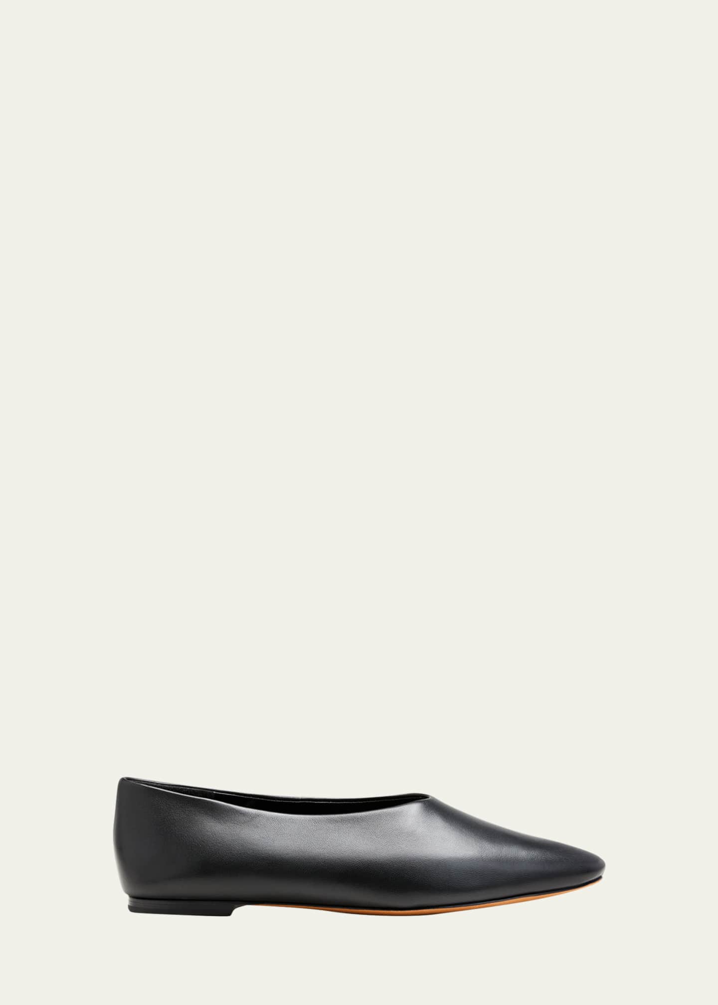 vince behati leather flat