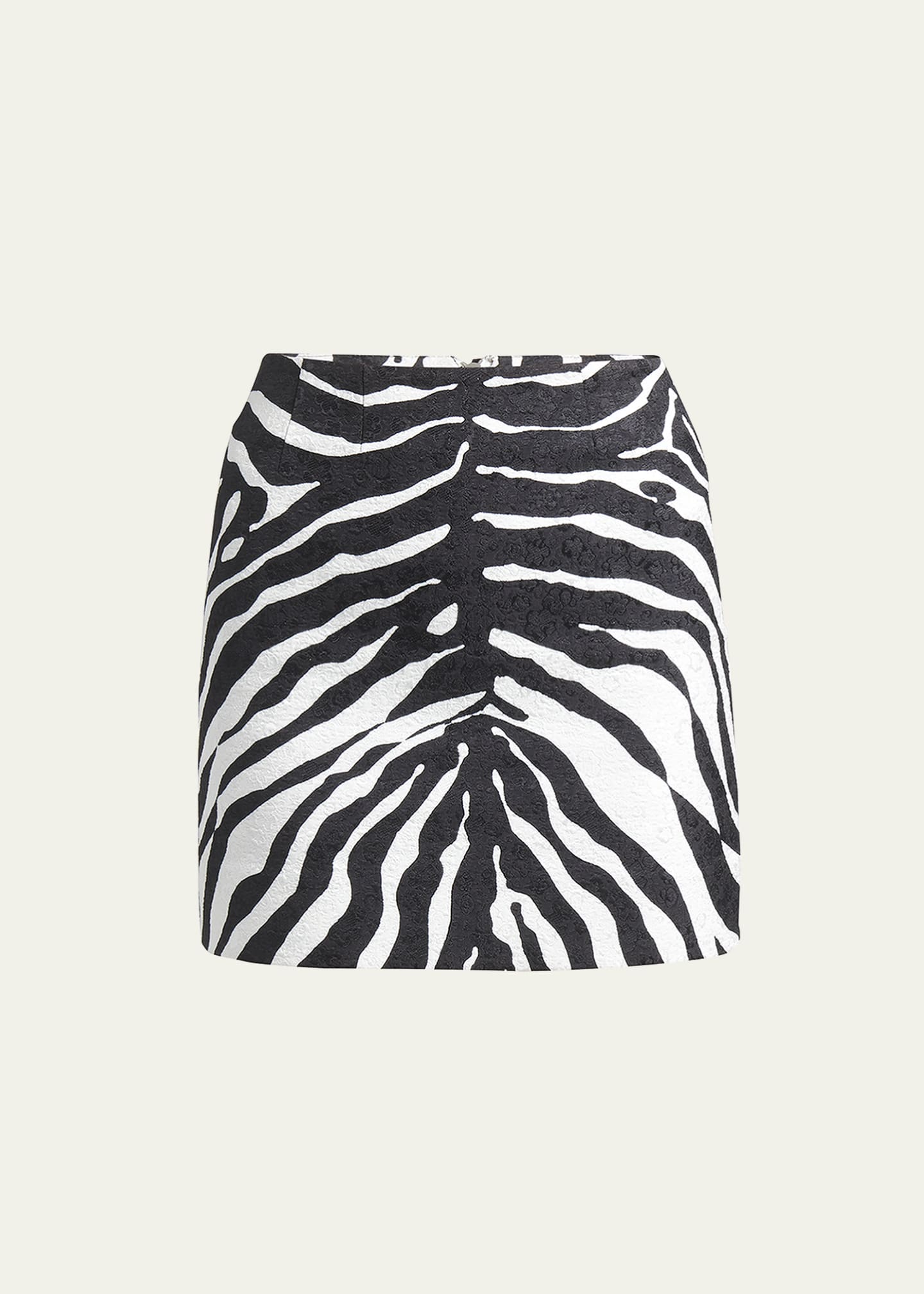 Dolce Gabbana Zebra Print Brocade Mini Skirt Bergdorf Goodman