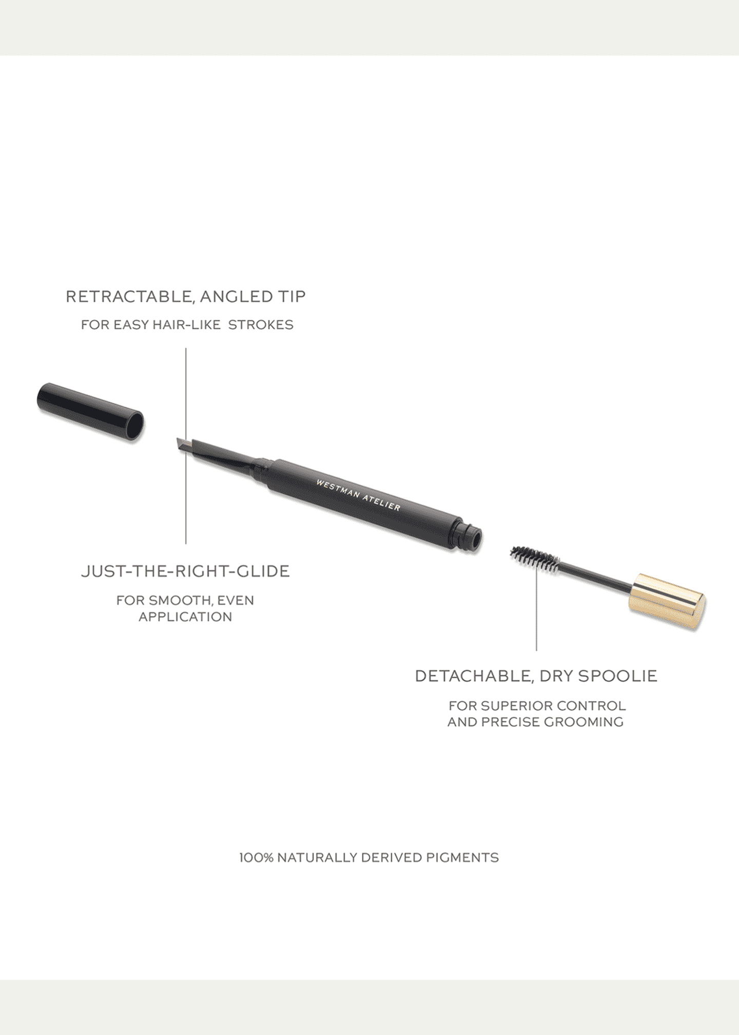 Westman Atelier Bonne Brow Defining Pencil, Slate Image 5 of 5