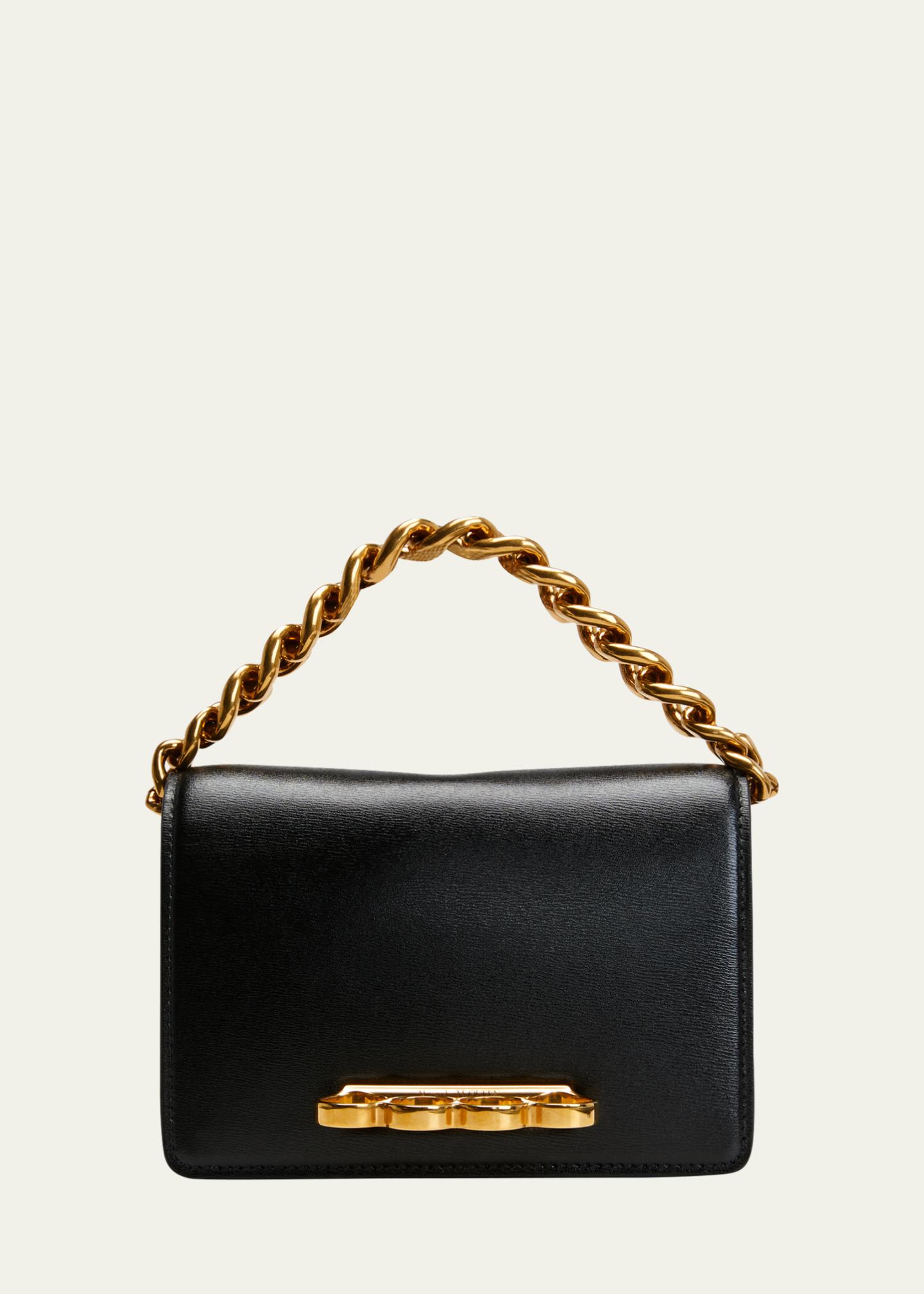 Alexander McQueen Four Ring Mini Chain Crossbody Bag - Bergdorf Goodman