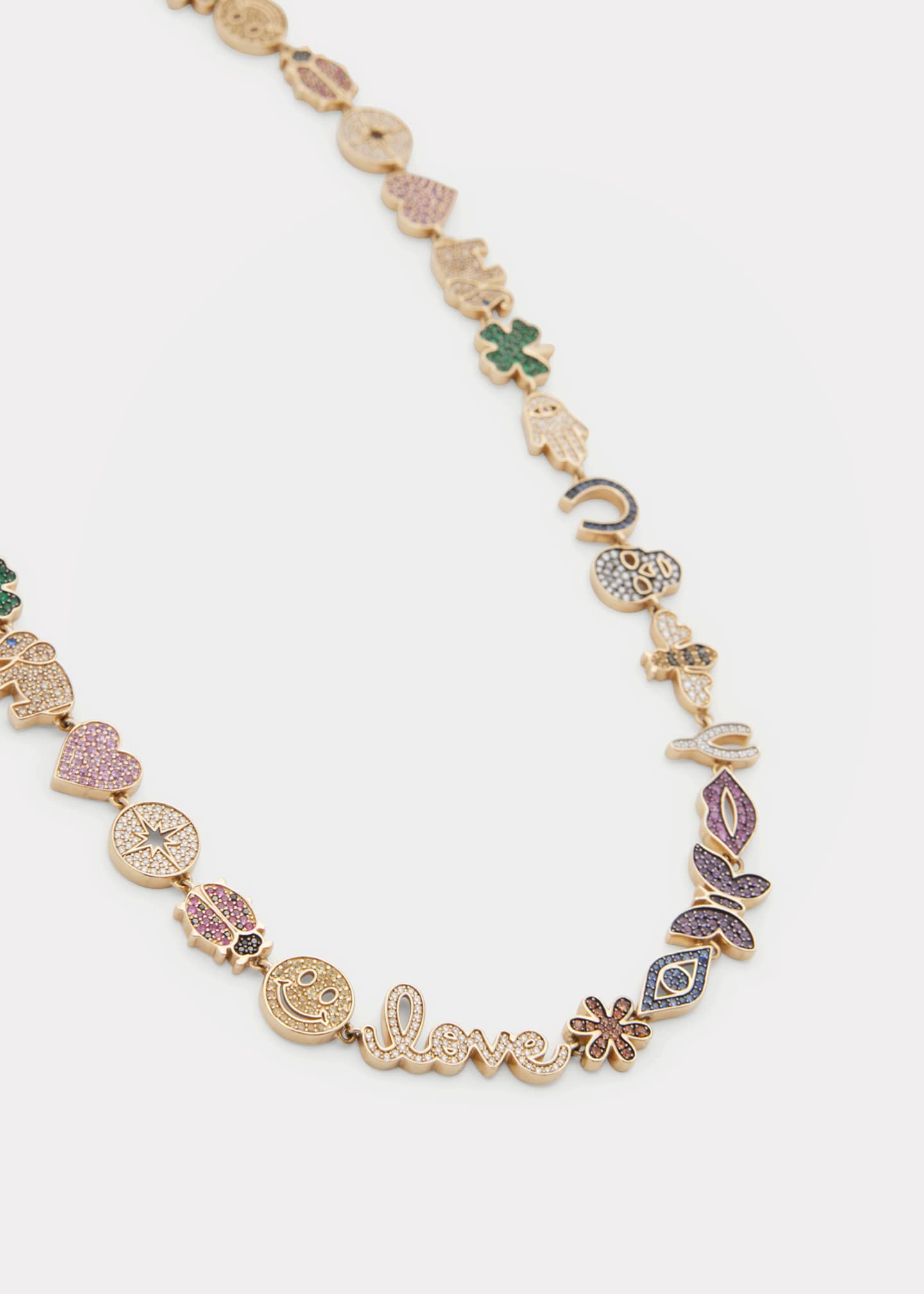 Sydney Evan Multicolor Anniversary Icon Necklace Image 3 of 4