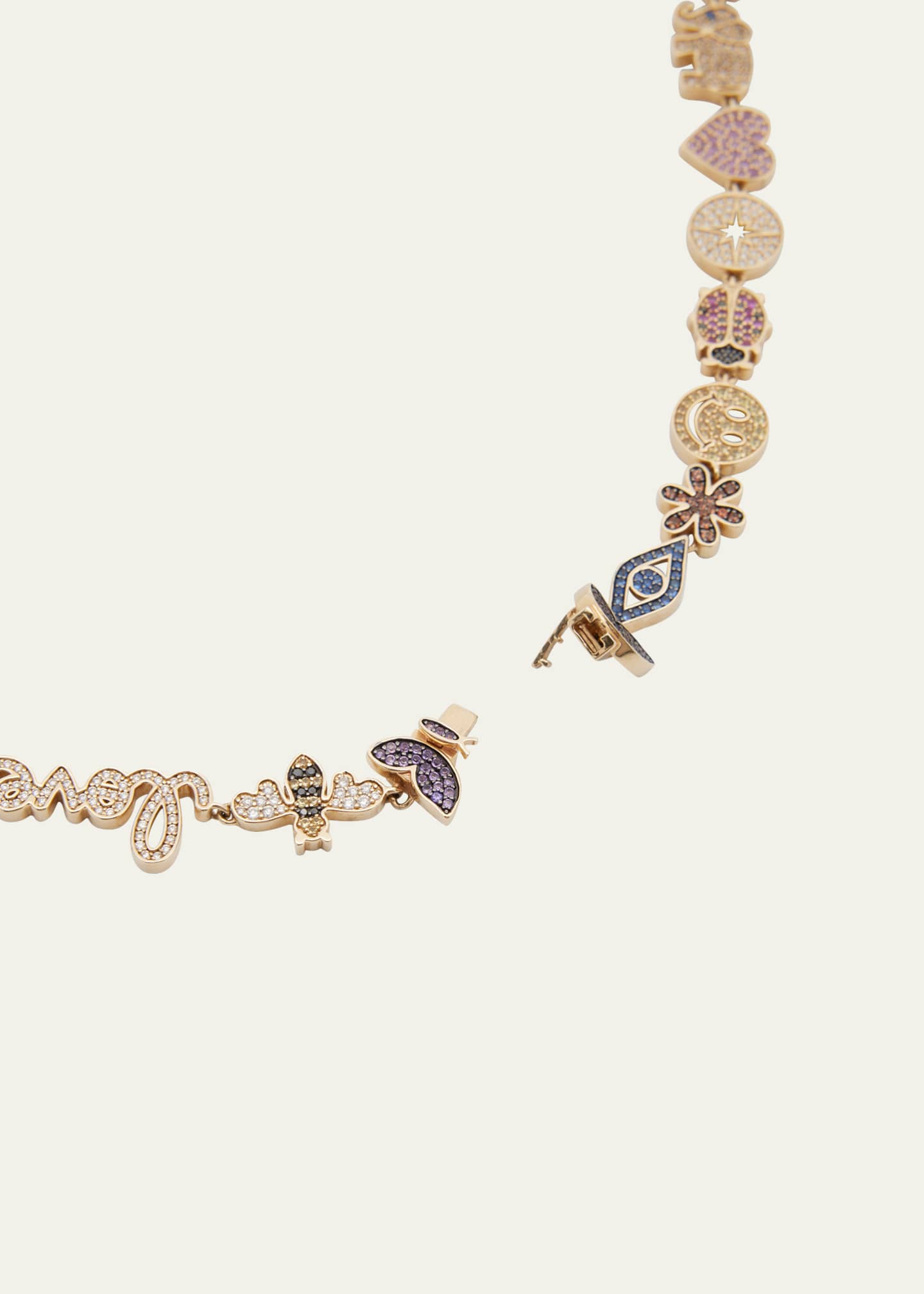 Sydney Evan Multicolor Anniversary Icon Necklace Image 4 of 4