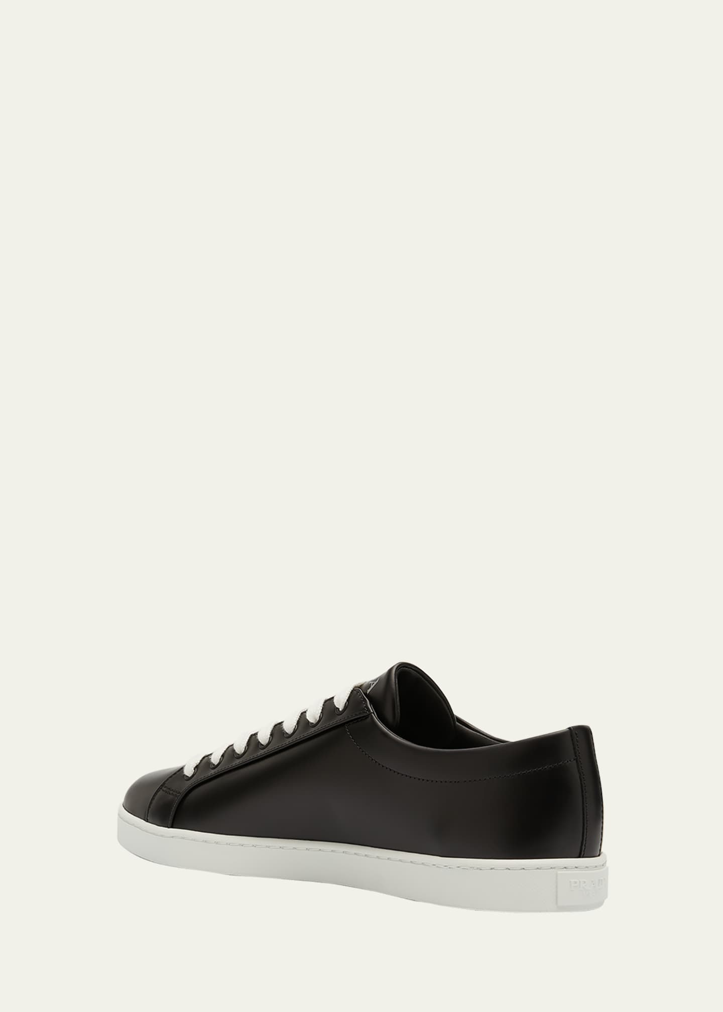 Prada black slip on sneakers hot sale